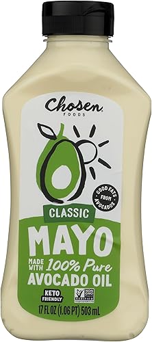 CHOSEN FOODS 100% Avocado Oil Classic Mayo Squeeze, 17 OZ