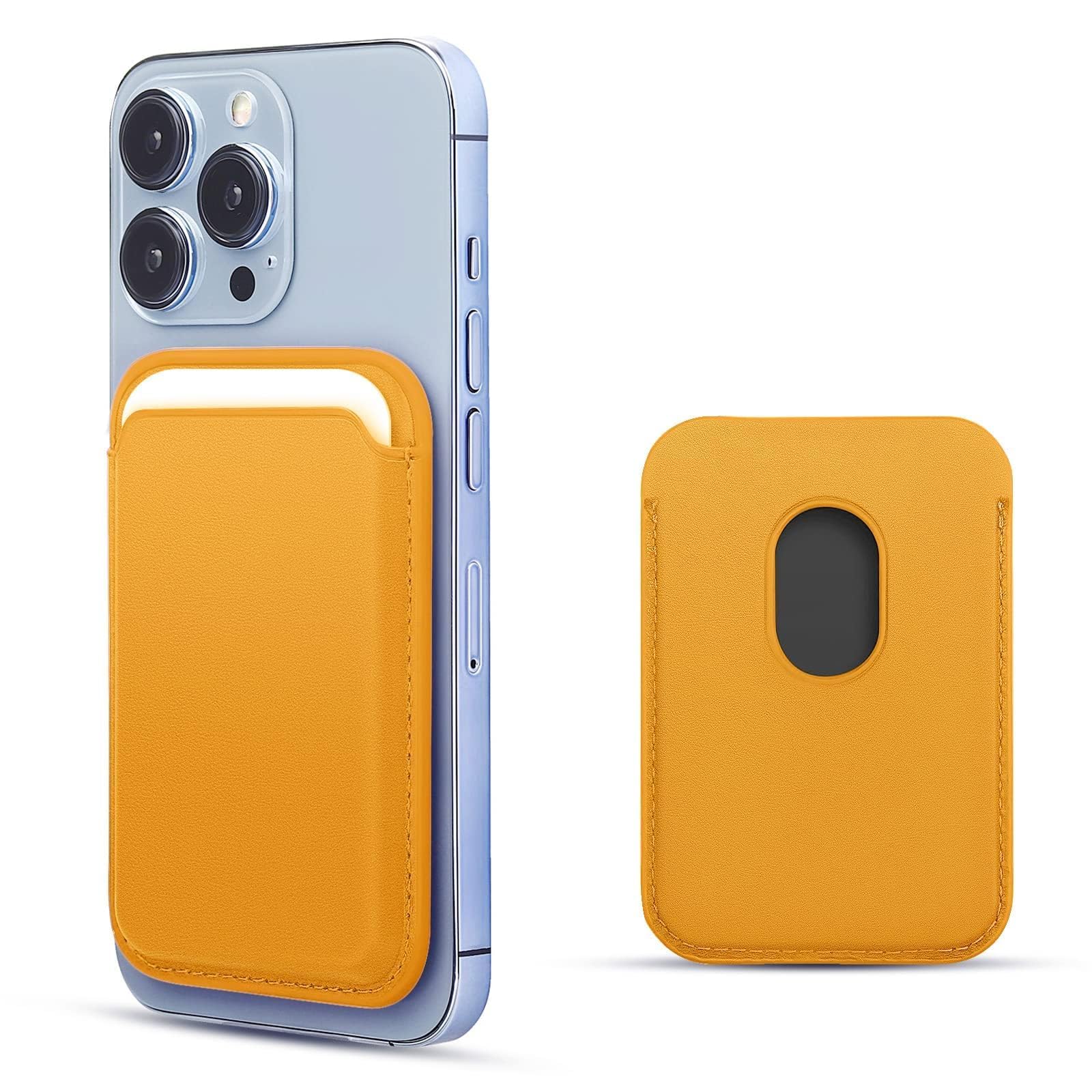 WALLFID Porta Carte Magnetico in Pelle Compatibile con MagSafe per iPhone 17,16,15,14,13 e 12 – Sottile,Compatto e Sicuro, fino a 3 Carte con Protezione RFID