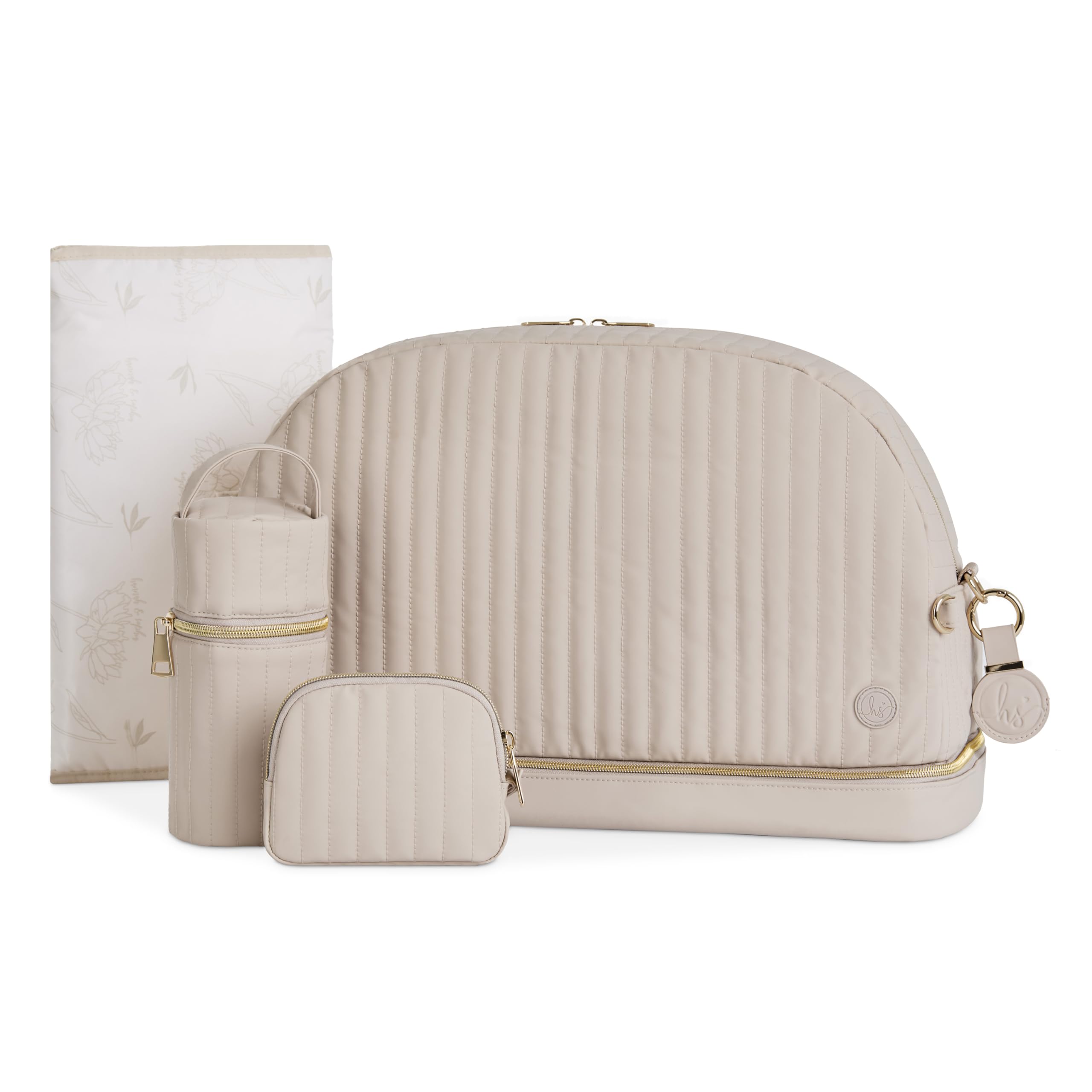 Unisex Kids Hannah & Sophia Weekender 5pc Diaper Bag Set-image-29