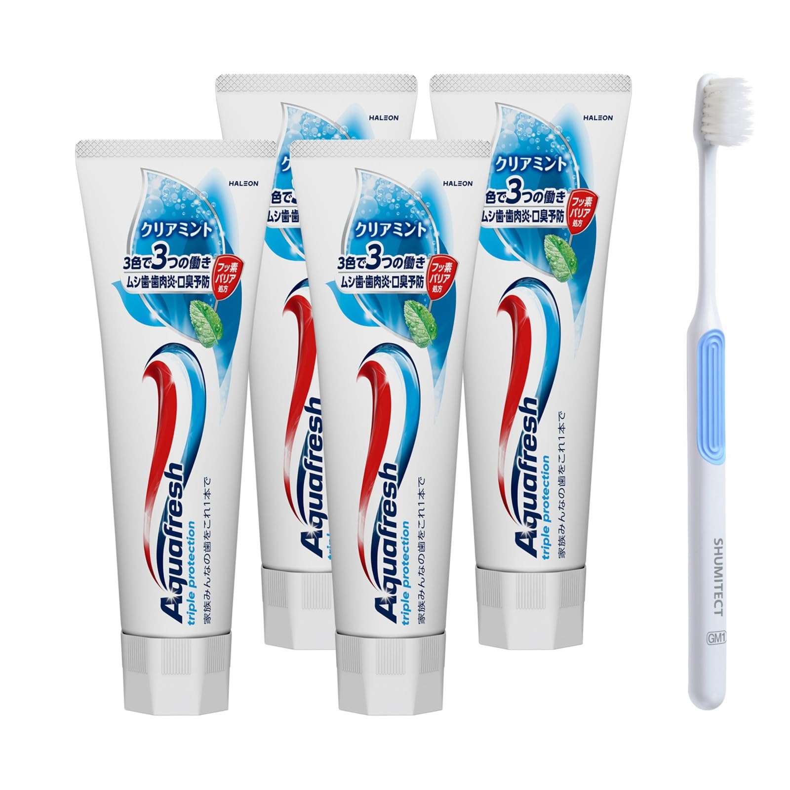 Amazon | Aquafresh アクアフレッシュ クリアミント 歯磨き粉 140g