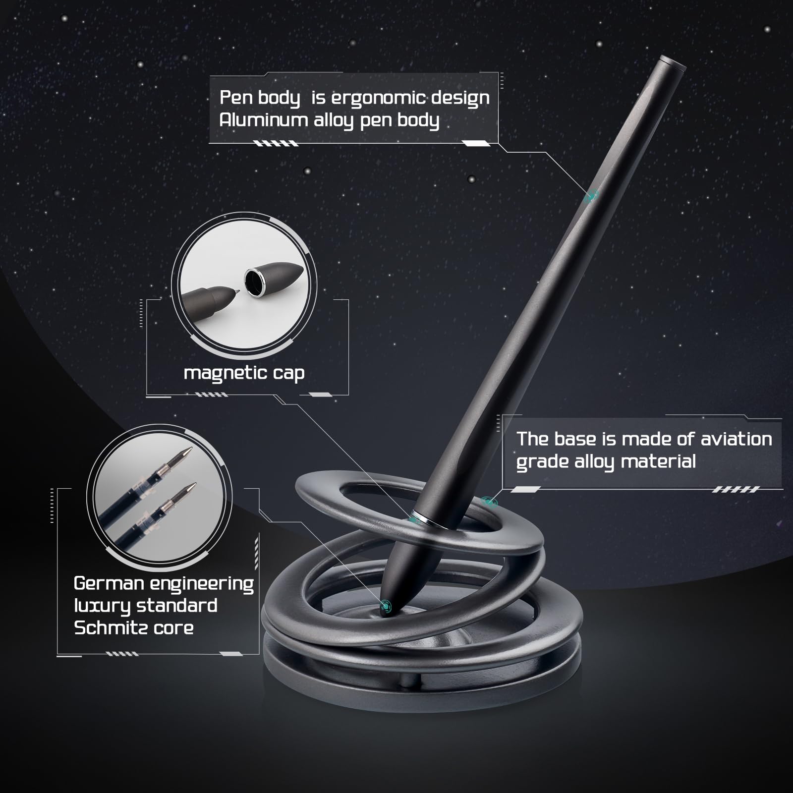 STURNIUM 3 0 EDITION Floating and Magnetic levitating pen for decoration Luxury hoverpen floating gift for men and — view 5