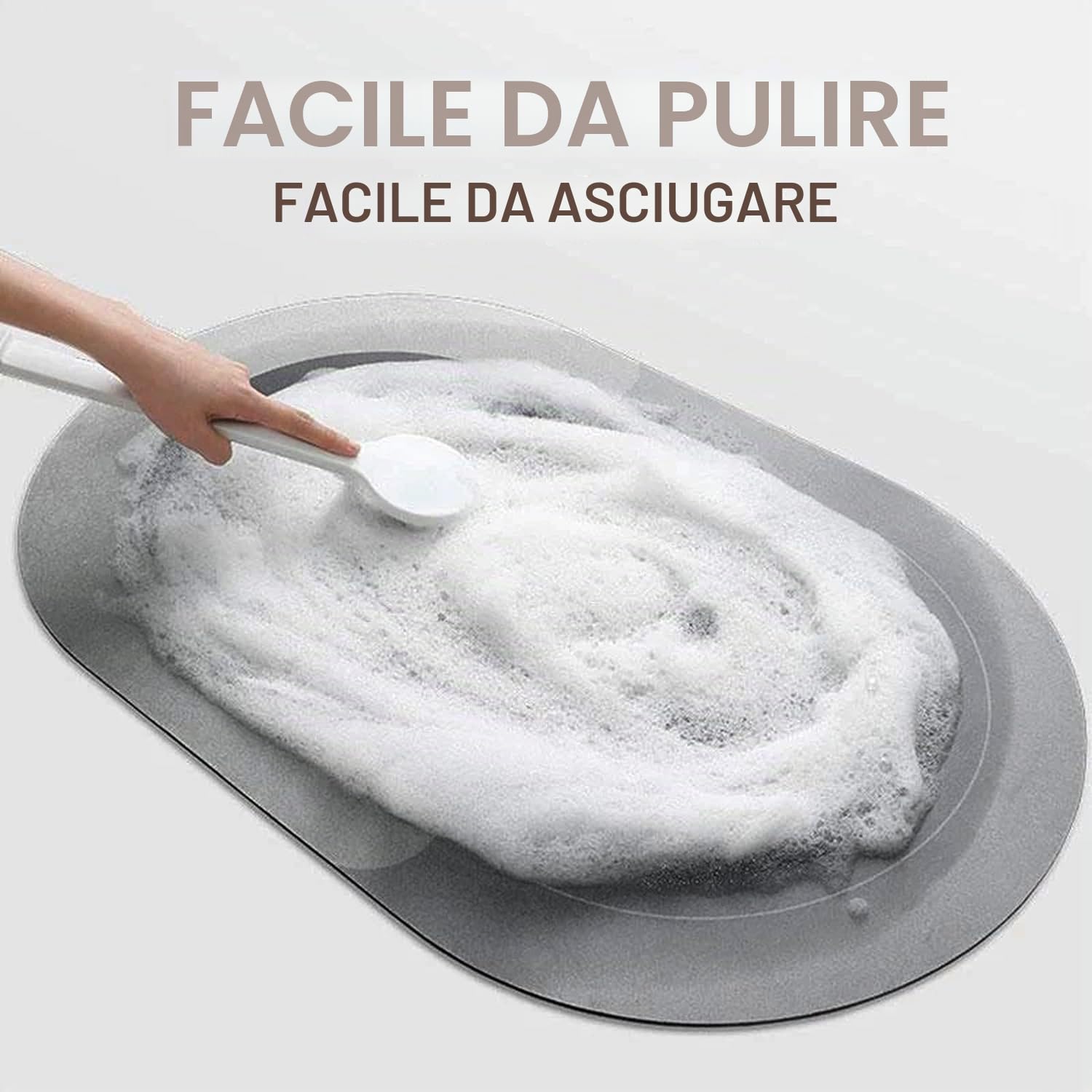Tappetino Super Assorbente,Tappeto Bagno Diatomite,Microfibra Tappeto Assorbente,Tappeto Bagno Antiscivolo Tappetino Doccia Asciugatura Rapida, per Casa,Camera da Letto,Cucina, (50_x_150_cm, CF31)