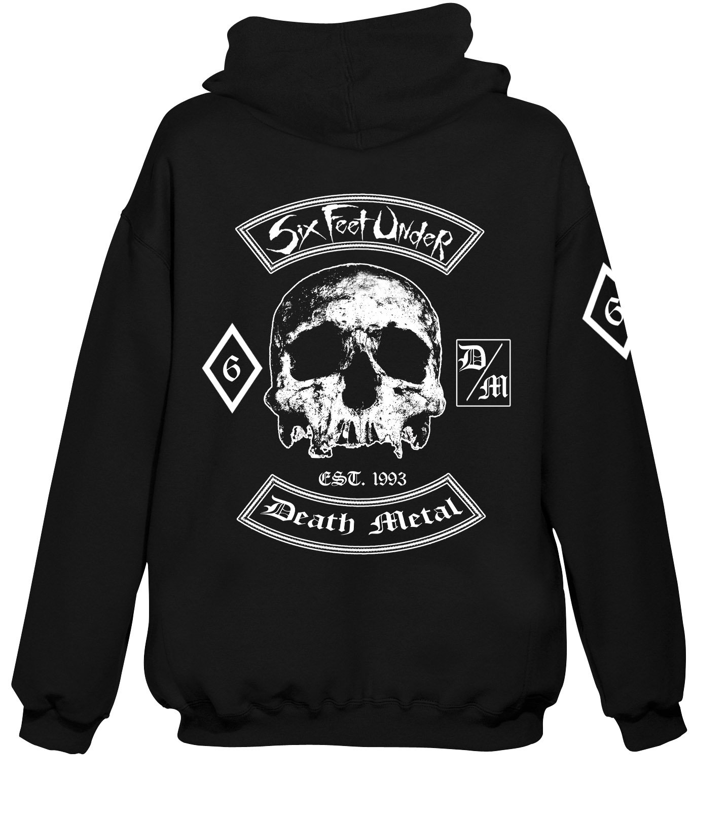 Art Worx Six Feet Under Six Feet Under - Death Metal Hood-Zip Hood-Zip