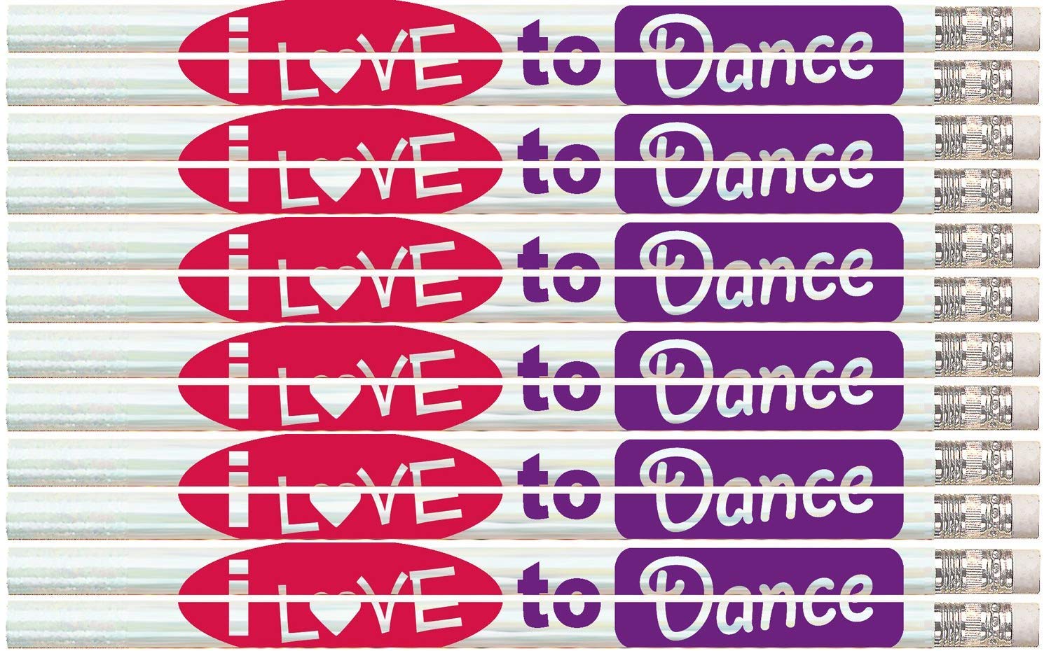 Express Pencils D1487 I Love to Dance - 36 Qty Package - Dancing Pencils