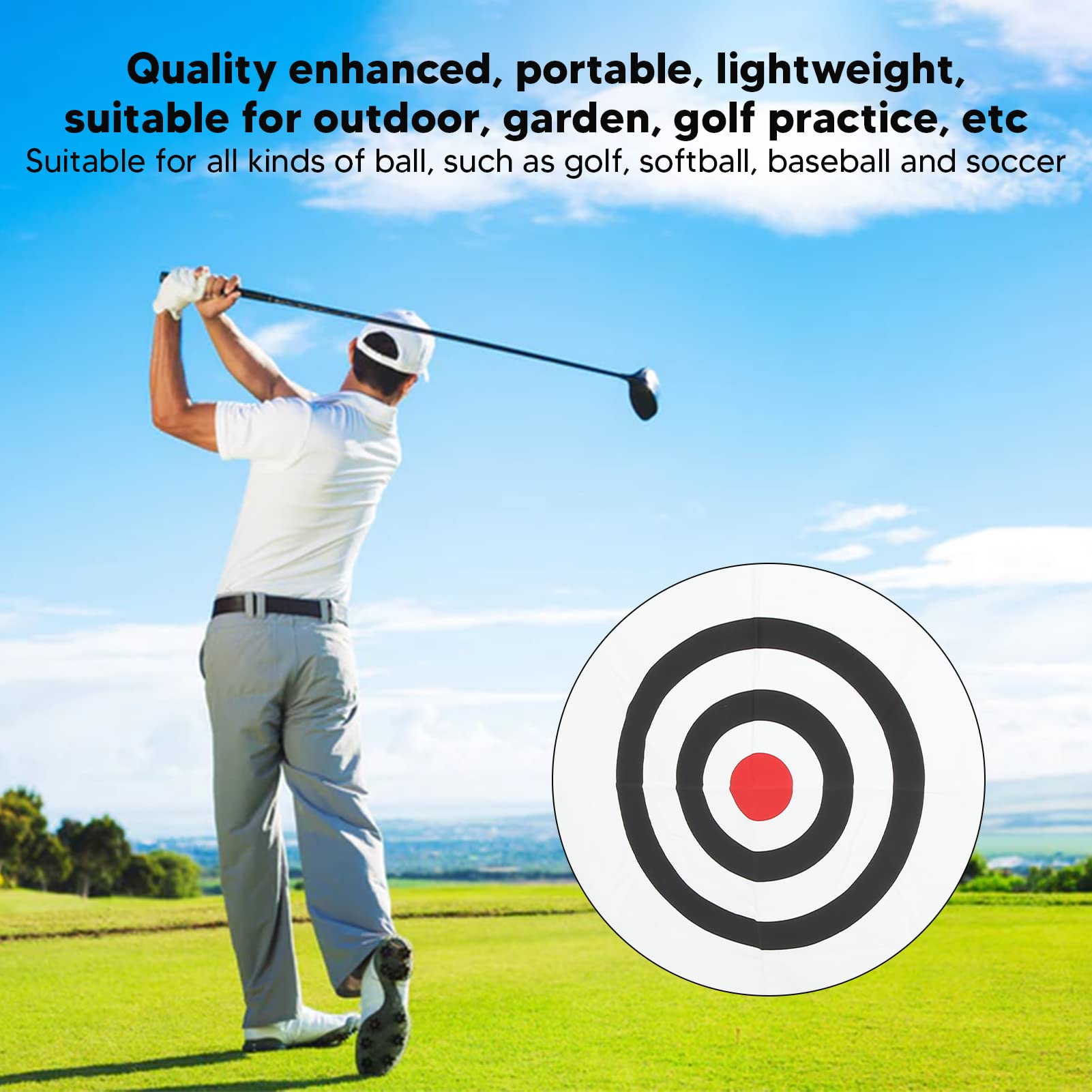 Golf Training Target Cloth Pure Color Golf Practice Hit Cloth Outdoor Golf Court Hitting Cloth