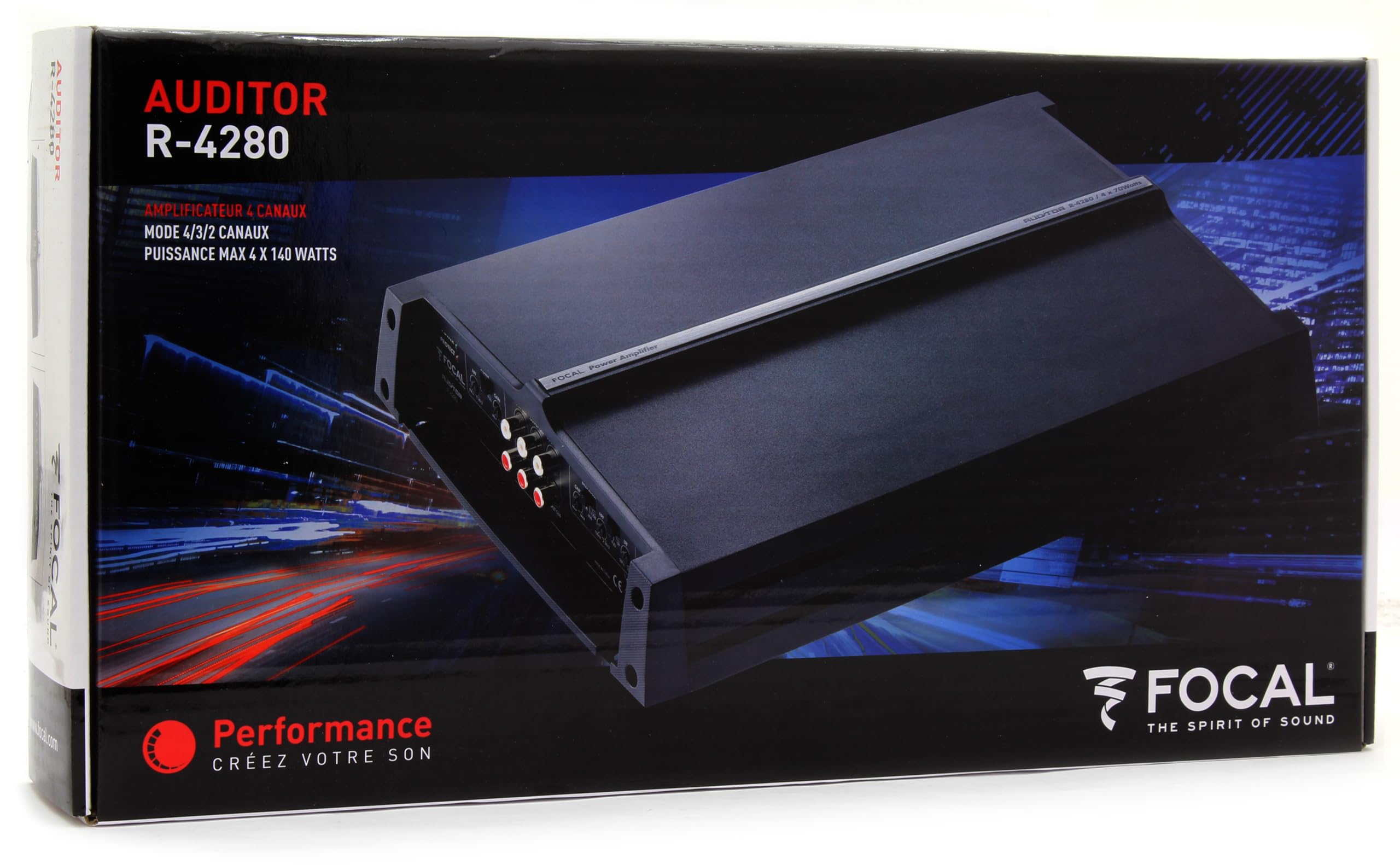 Amazon.com: Focal R-4280 4 Channel 560 Watt Class AB Car Audio