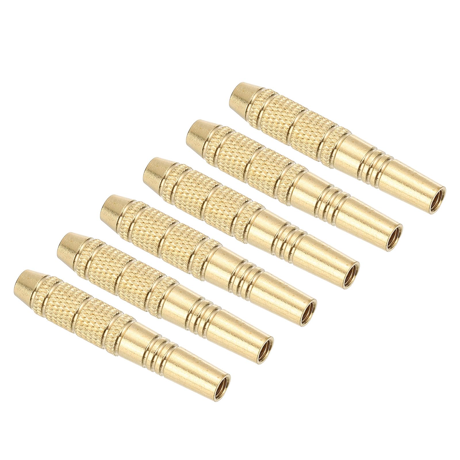 PATIKIL 16 Grams Dart Replacements Barrel, 6Pcs Copper Dart Replace Barrel Accessories for Soft and Steel Dart Tips Gold Tone