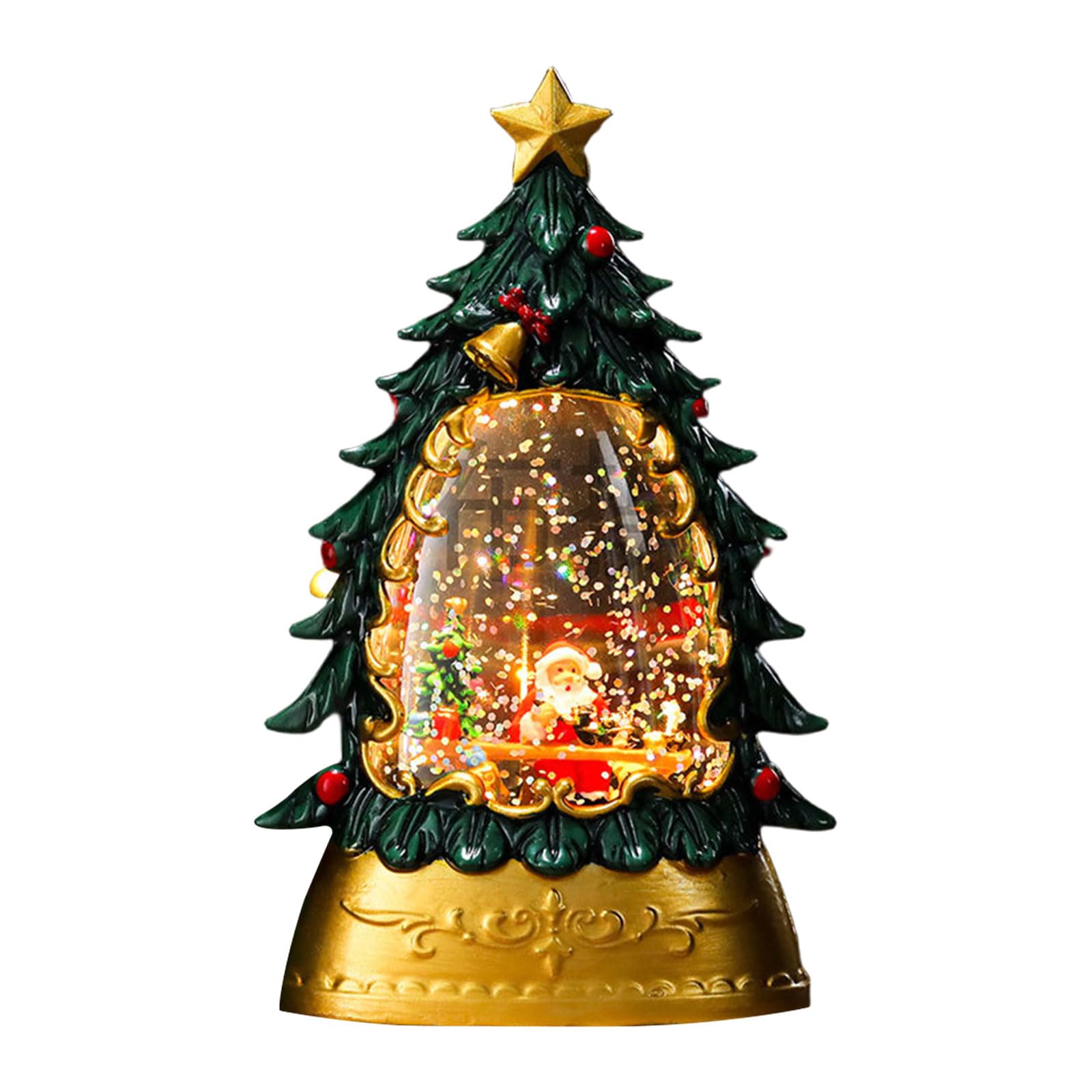 Kalttoy C Hristmas Tree Shaped Night Lamp For Yuletide Elebration Party Home Decoration Practical Oil Light With Led Lighting Hristmas Tree