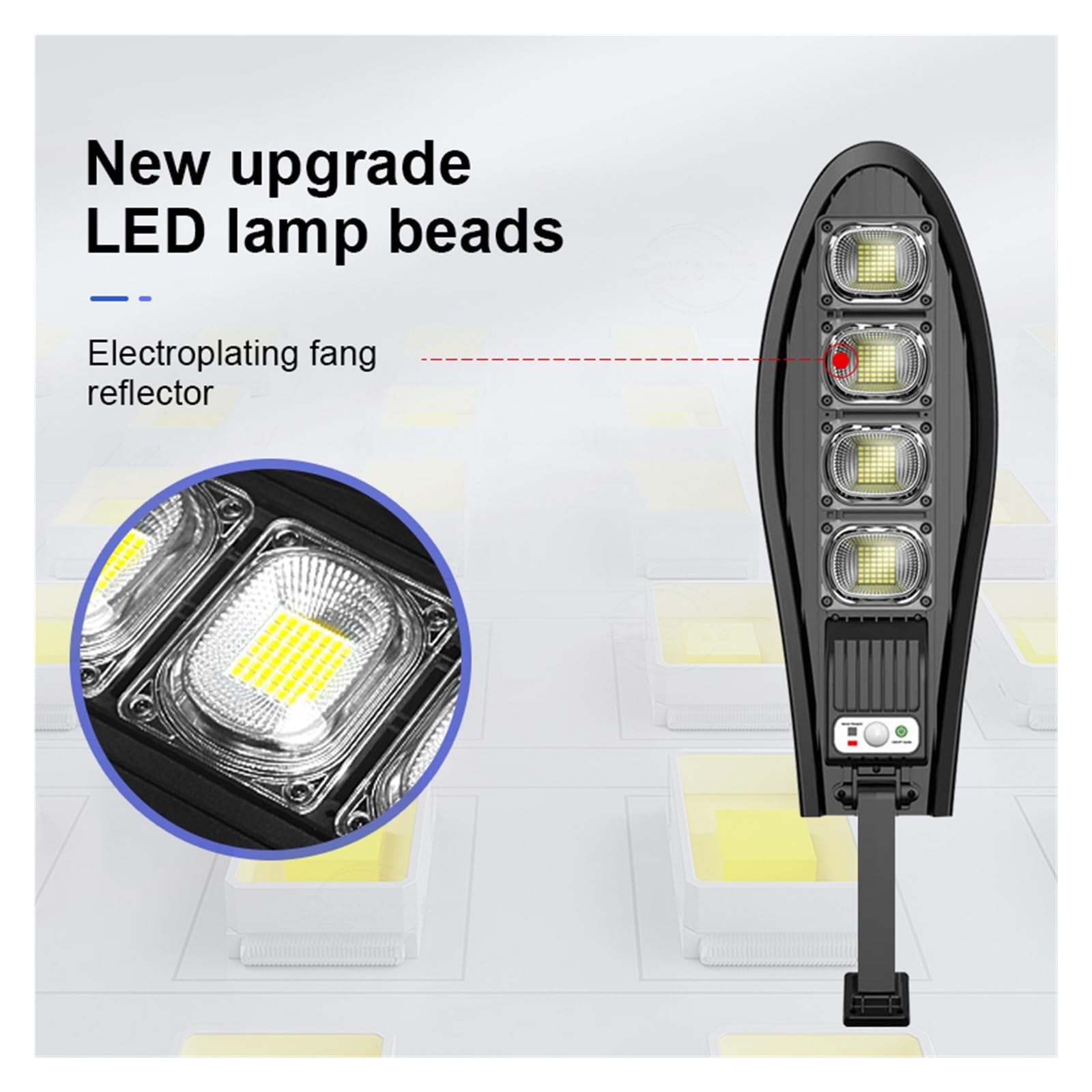 Lampy Solarne ZewnęTrzne, 300 watów Solar Led Light Zewnętrzna lampa uliczna Led dużej mocy 3 tryby Wodoodporny pilot zdalnego sterowania Światła słoneczne z czujnikiem ruchu Bardzo Szeroki KąT śWiece