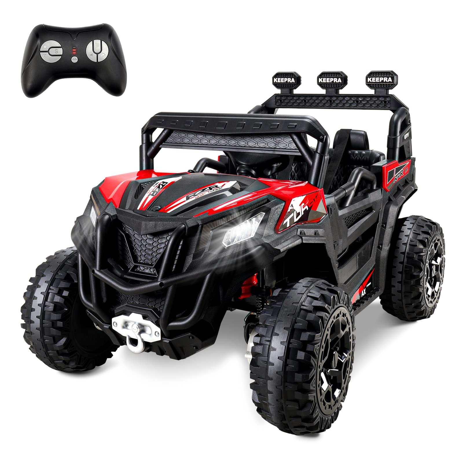Buy TEOAYEAH Kids Electric Power Wheels, 4WD 4x35W Motors Ride on Off