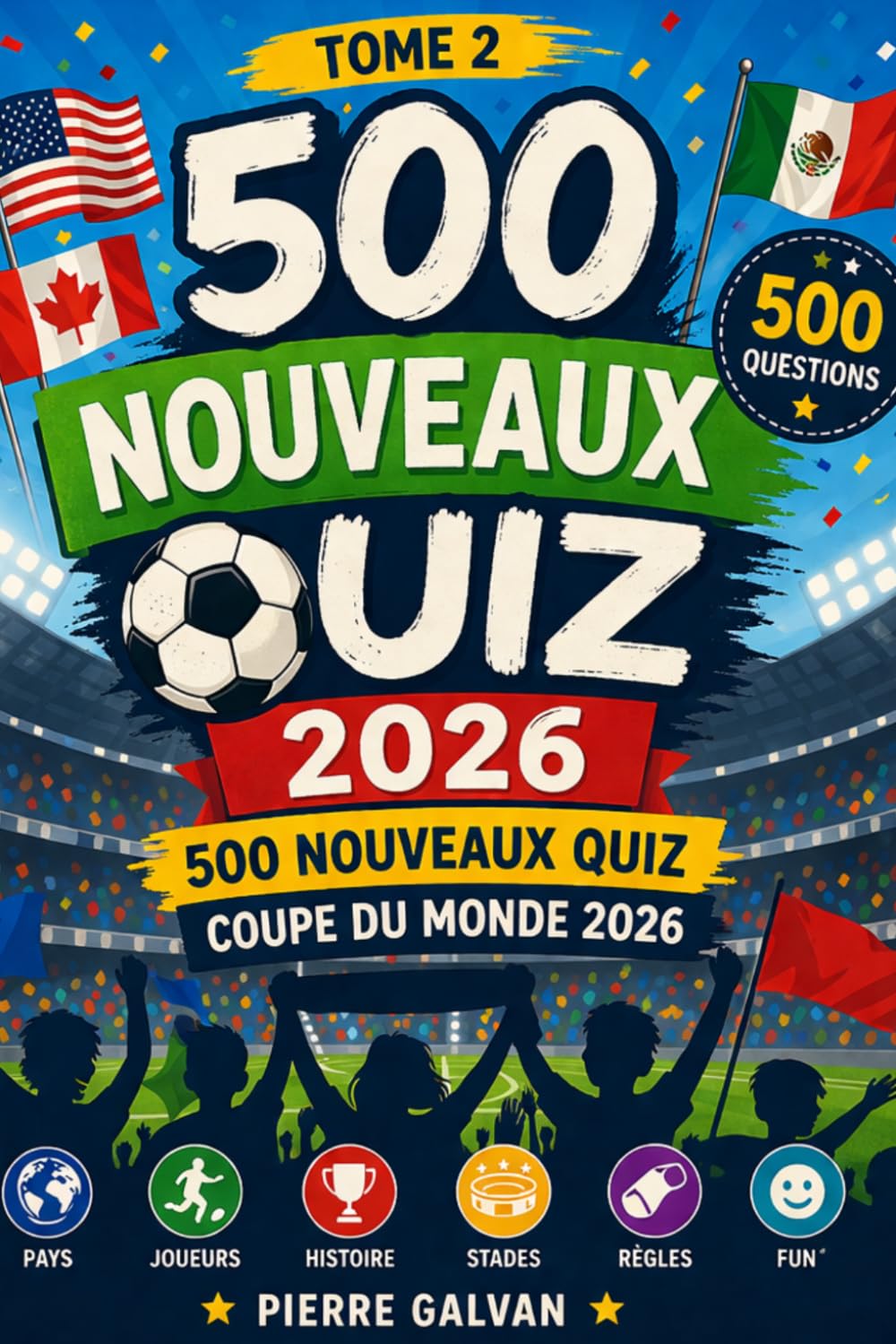 500 Nouveaux Quiz Coupe du Monde 2026: Défiez vos amis et testez votre passion du football ! Questions faciles à difficiles • Histoire • Records • ... FIFA World Cup La Collection Complète 2026)