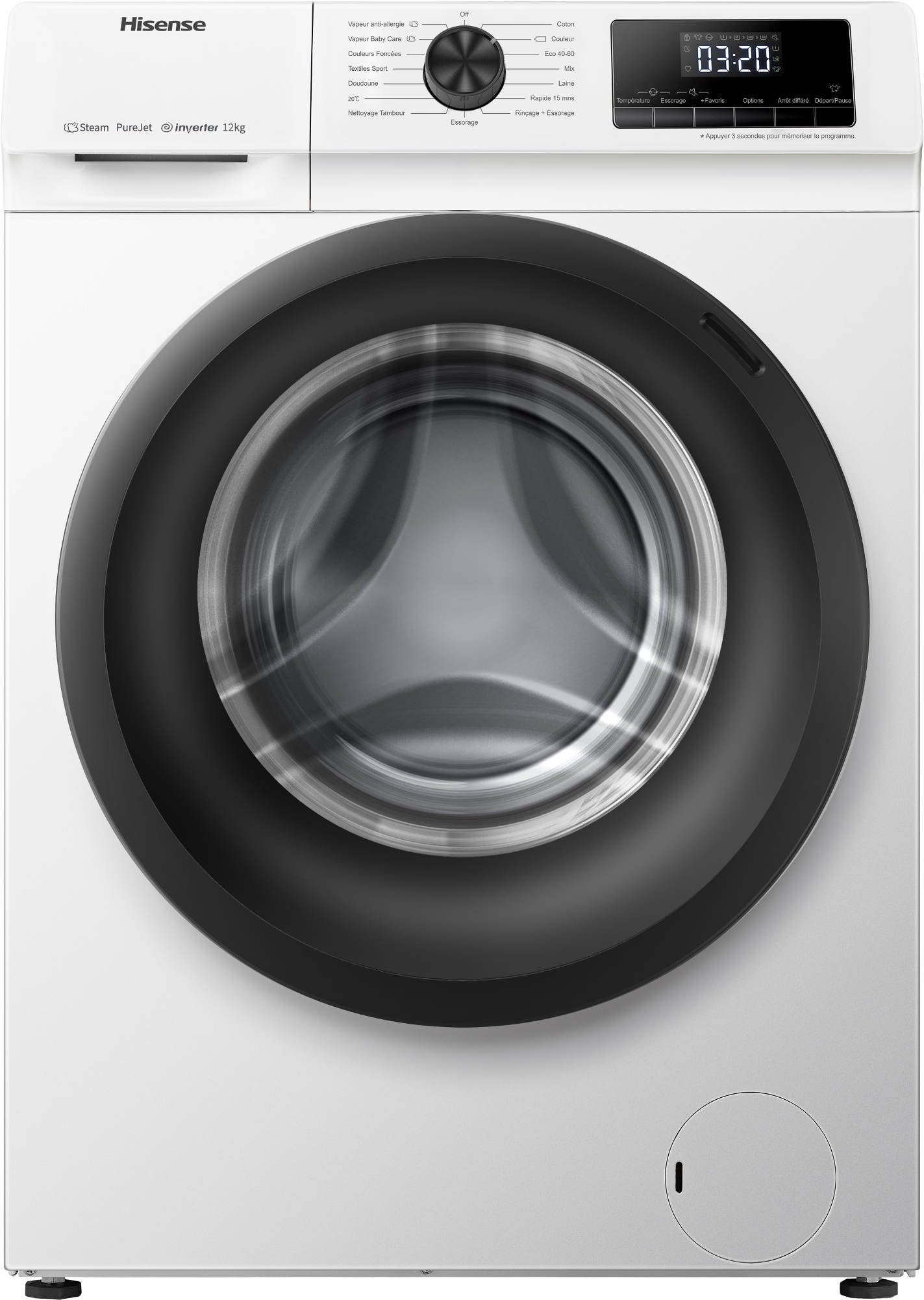 Lave-linge frontal 12 Kg 1400 Tours/min - WFQE1214EVJM