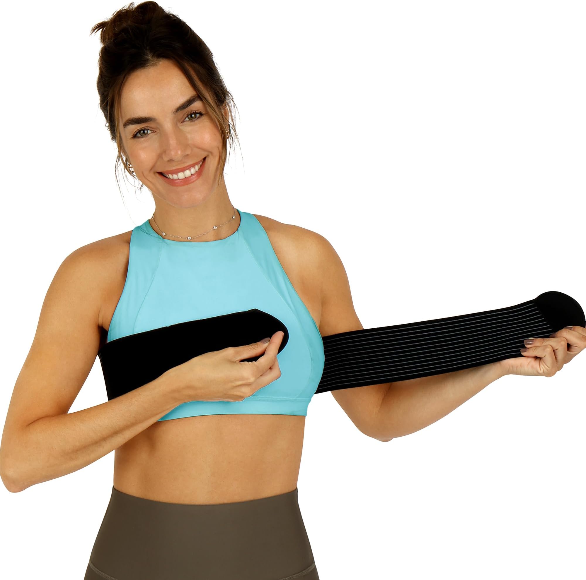 Breast Augmentation Post Op Band | Breast Implant Stabilizer Post Surgery | After Breast Sugery Must Haves | Breast Augmentation Post Op Bra | Breast Implant Bra | Chest Compression Wrap (Fit Most)