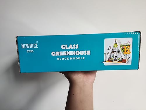 Miniatura 9 de Flower House - Juego de construcción de arquitectura con luz LED, kit de modelo de tienda de flores de la ciudad, juguete de bloques de construcción