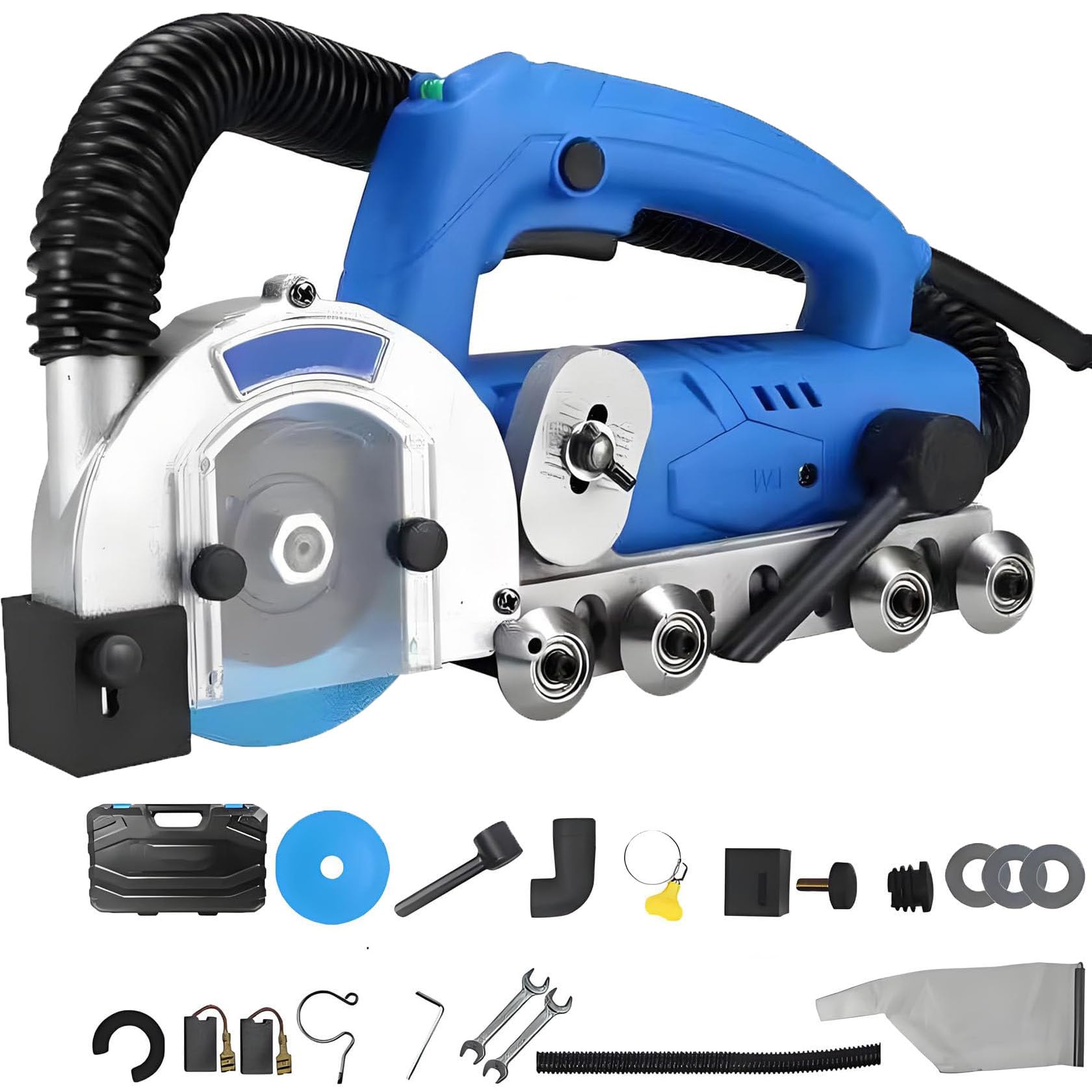 Elektryczna Maszyna Do Czyszczenia Fug PłYtek 9000 Obr./Min, Czyszczenie Fug PłYtek Ceramicznych, Z Ostrzem 1,2 Mm I SamoczyszcząCą Konstrukcją, Regulowana GłęBokość Czyszczenia PłYtek