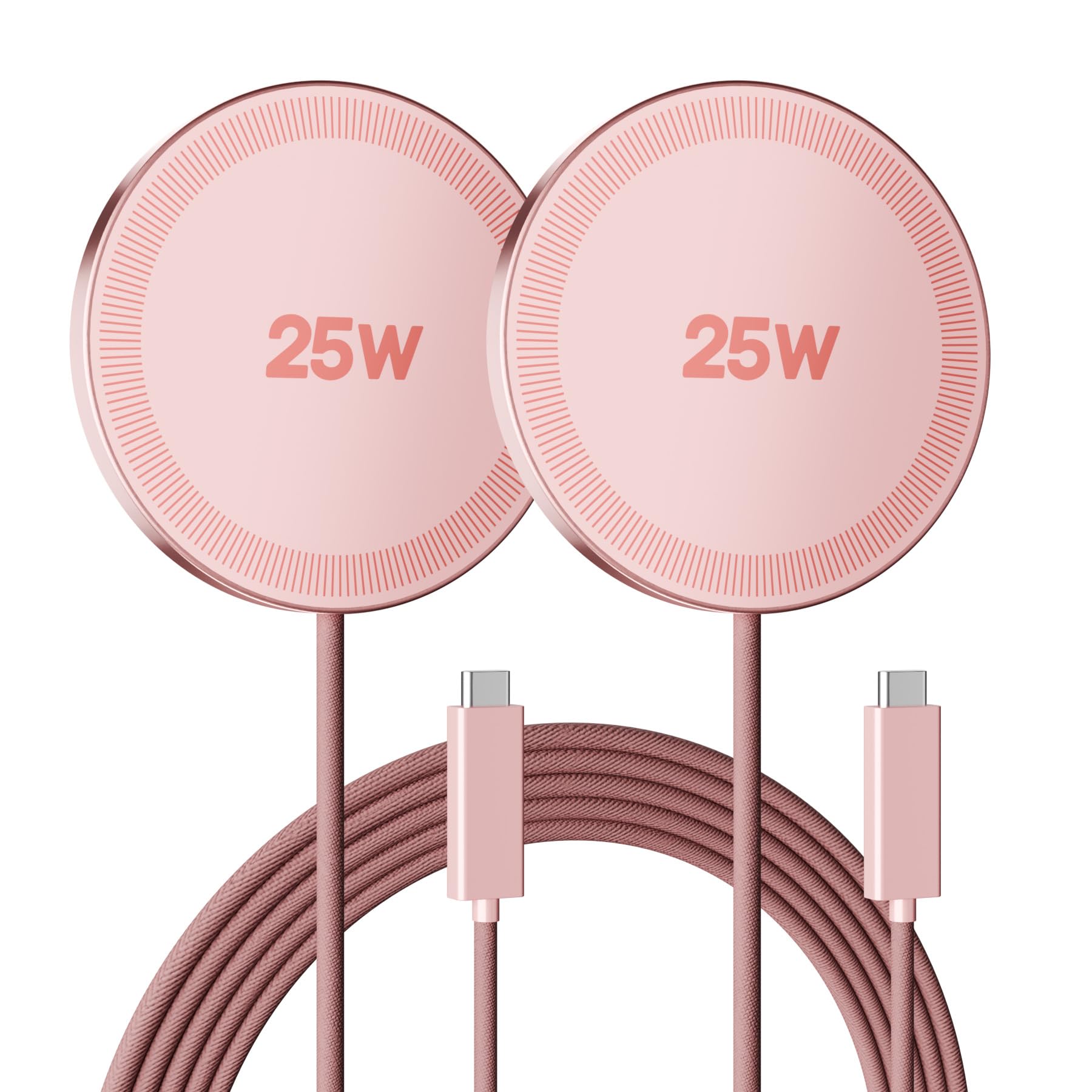 Caricabatterie magnetico wireless da 25 W: pad di ricarica rapida per iPhone 17 16 15 14 13 12 Pro Max, Samsung Galaxy S26 S25, Google Pixel 10, AirPods-Slim portatile per comodino da viaggio ufficio