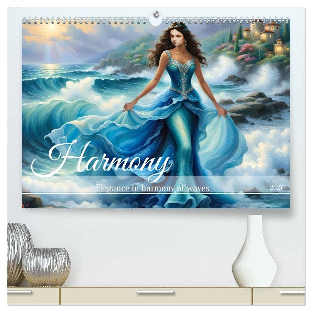 Harmony - Elegance in harmony of waves (High Quality Premium Wall Calendar 2027 DIN A2 landscape),CALVENDO 12 Month Wall Calendar: A year where the waves meet fashion.