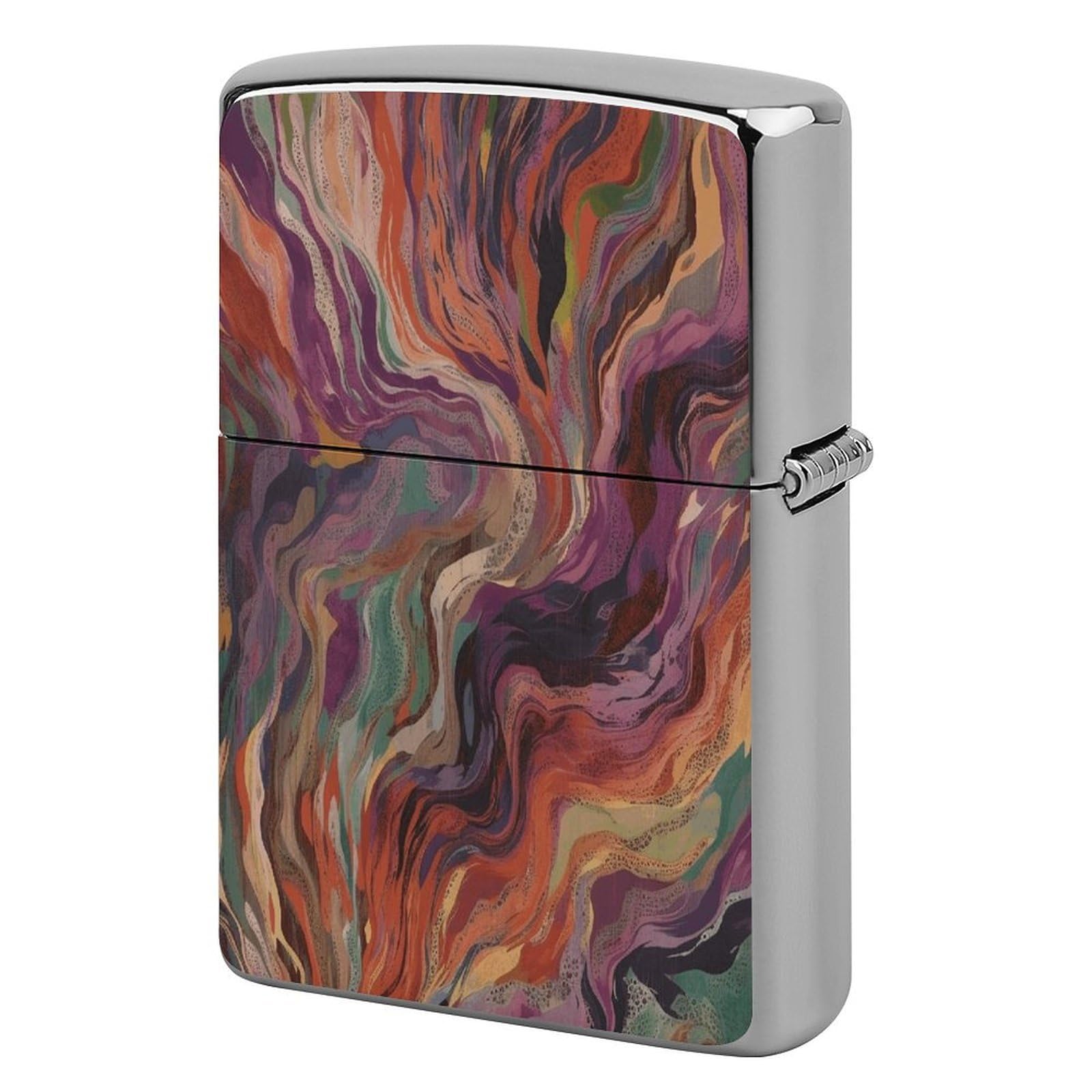 Fekiloot Style Green And Orange Lighter Case Cover Lighter Holder