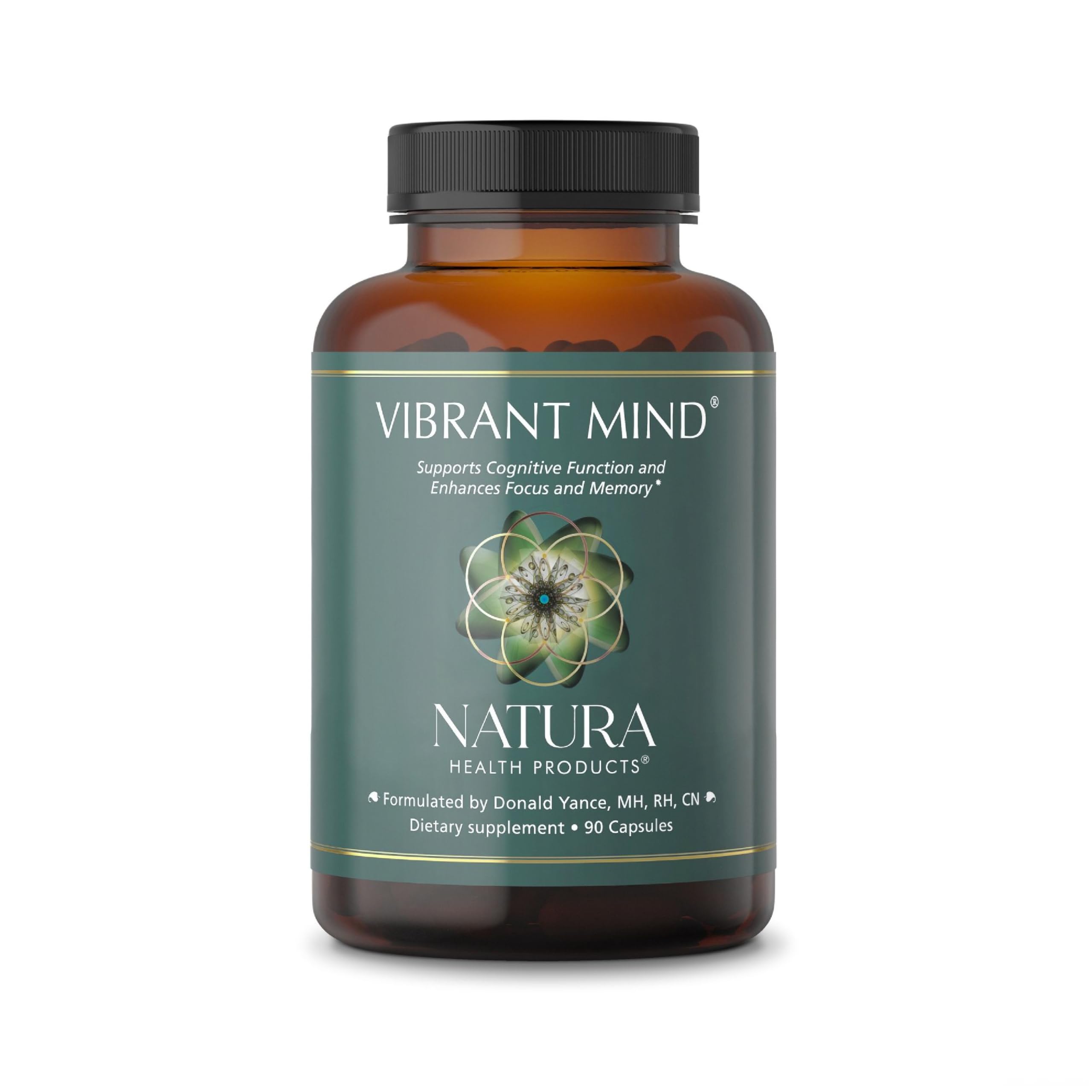 Natura Health Products Vibrant Mind Nootropic Memory & Focus 90 Capsules