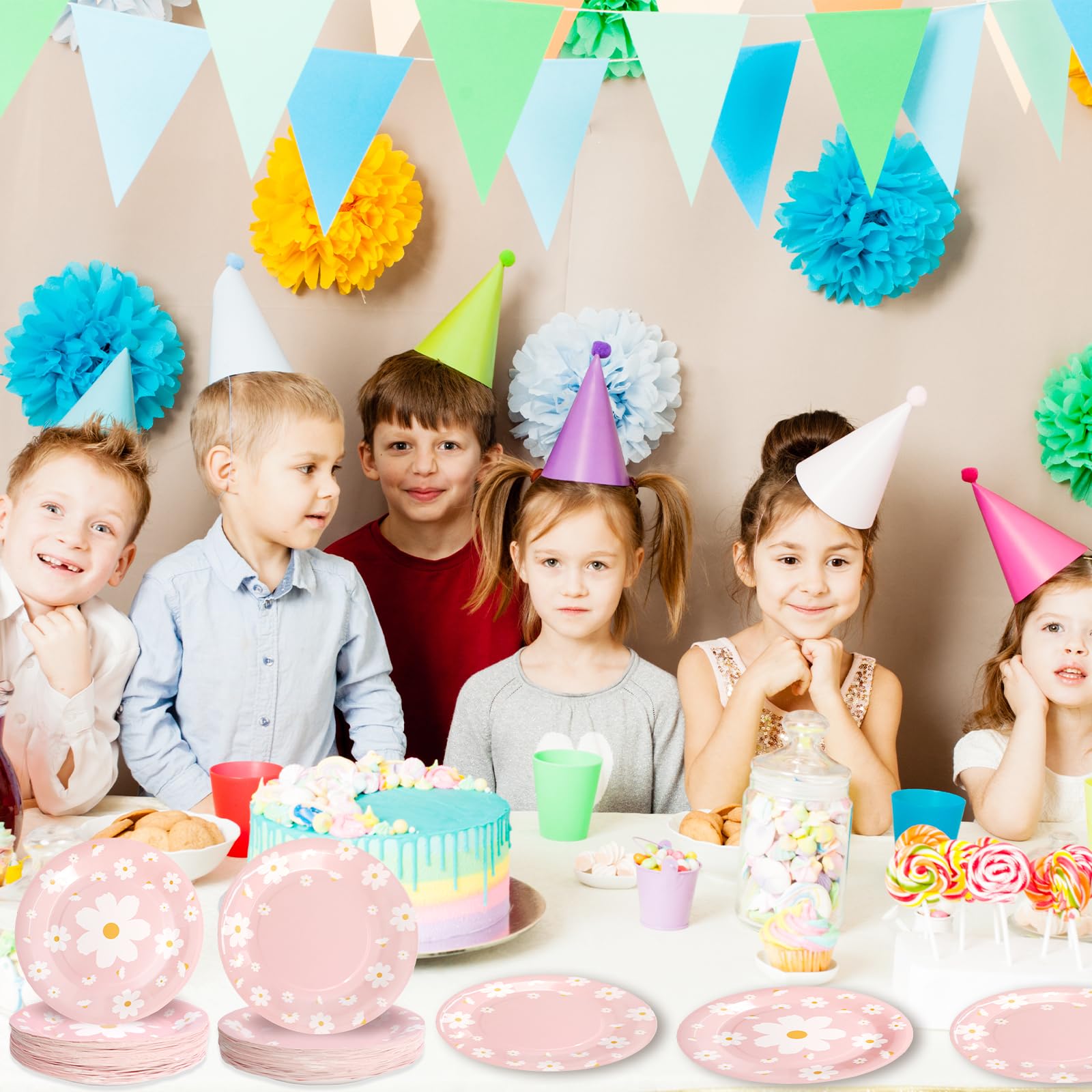 Platos Desechables De Papel Para Fiestas Unidades Con Diseño