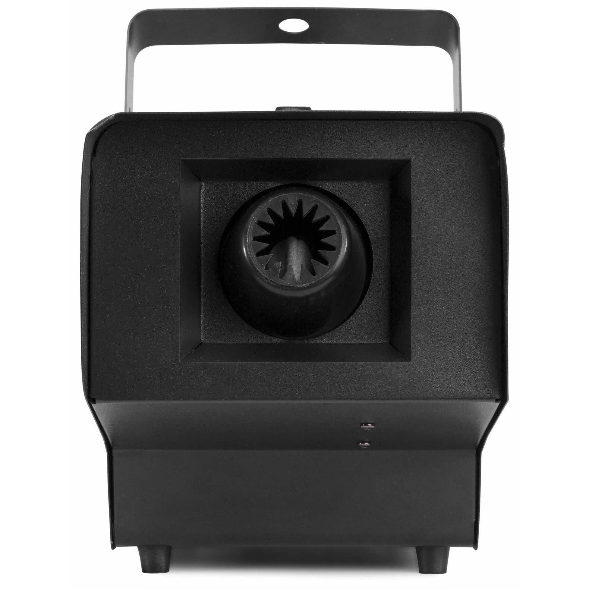 BeamZ RAGE1800SNOW Schneemaschine 1800 Watt Schnee Maschine mit Fernbedienung, Snow Machine, DMX, Timer, mini Schneekanone Garten, Apres Ski Party Gadget, Winter Simulation