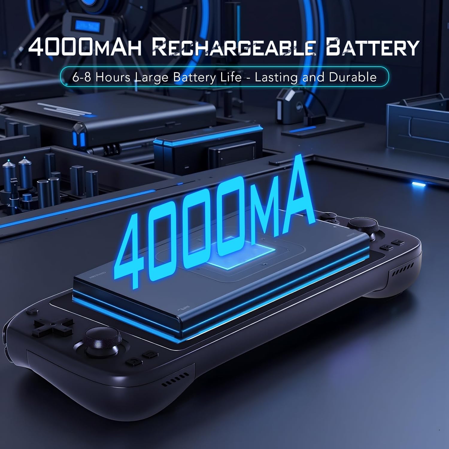 Retro Handheld Game Console with Android System, RK35XX, HD 5.55 Inch Touch Screen, 4000mAh Battery, Support HDMI Output, WiFi, Portable Gaming Device with 64G MicroSD Card (Black) 7 71yNe74klPL. AC SL1500