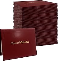 Vista 10 de GraduationMall Cubierta impresa para diploma para certificado 8.5 x 11 pulgadas, real, paquete de 1