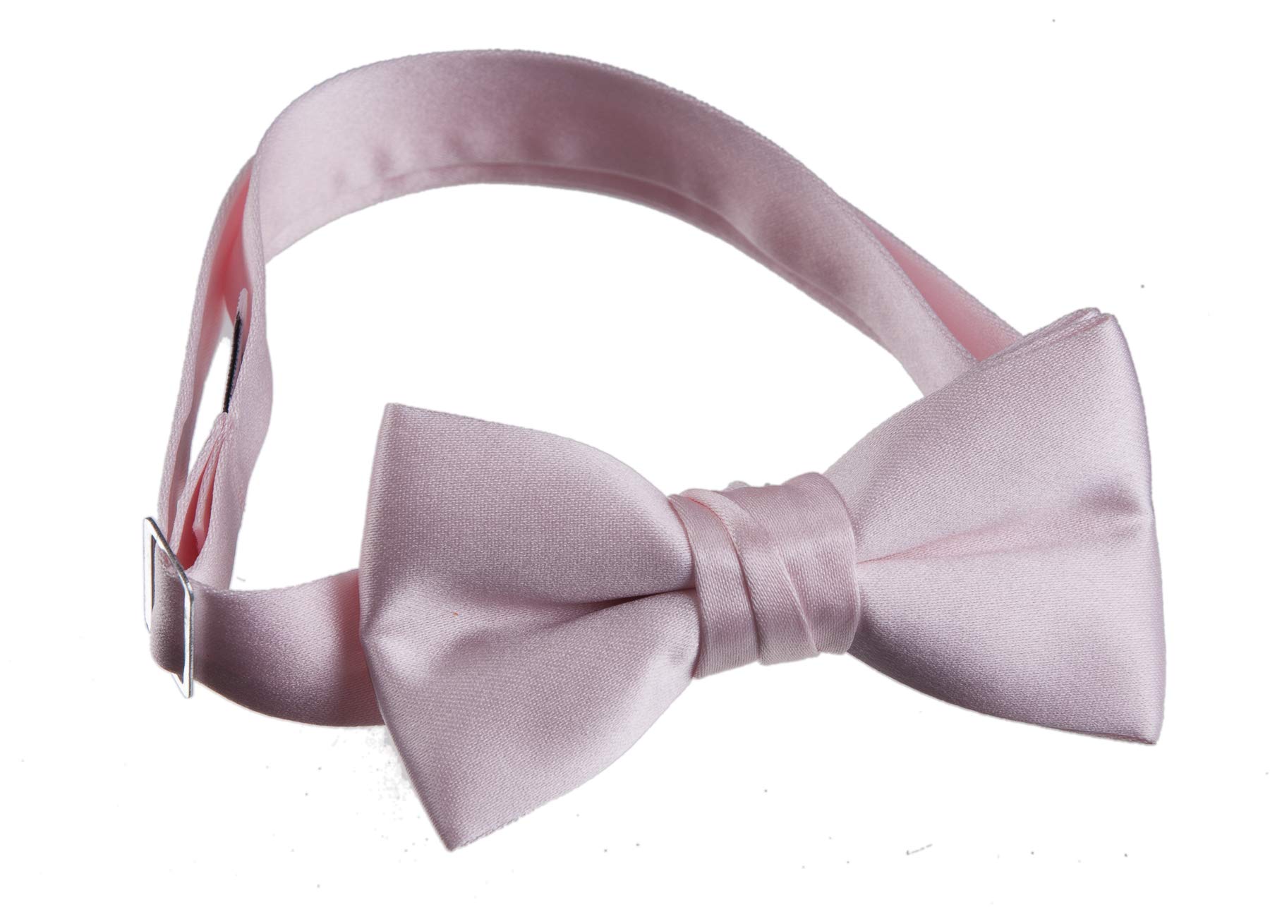 Tuxedo Park Boys' Deluxe Satin Bow Tie Tuxedo (One Size, Solid Light Pink)
