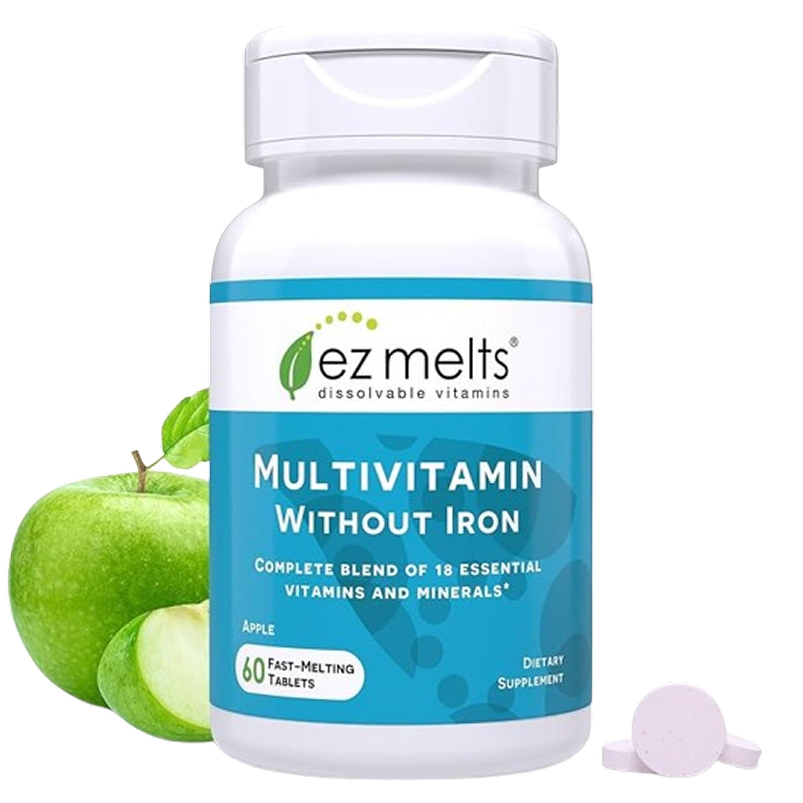 EZ Melts Multivitamin Without Iron