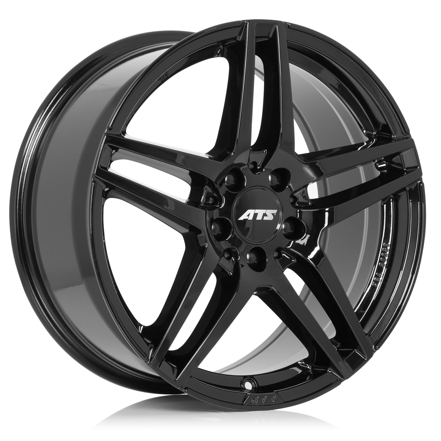 ATS - Llanta Aluminio 7,5X17 Mizar 5/112 ET47 CH66,6, Color: Gloss Black