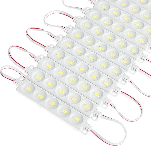 Miniatura 1 de Módulo LED DC12V blanco 6500K inyección 5 LED módulo 1,2 W con fuente de alimentación