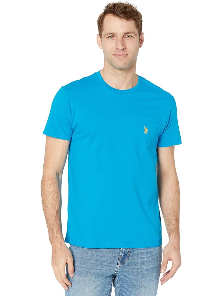 U.S. POLO ASSN. Solid Crew Neck Pocket T-Shirt