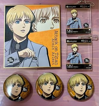 進撃の巨人 アルミン カラ鉄 アクスタ 旧デザイン 進撃の巨人×カラ鉄」11月22日よりコラボ！白スーツイラストが