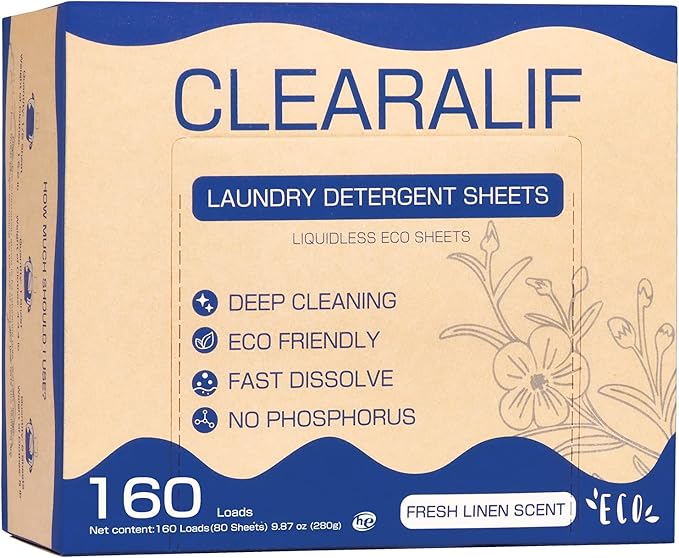 CLEARALIF Laundry Detergent Sheets