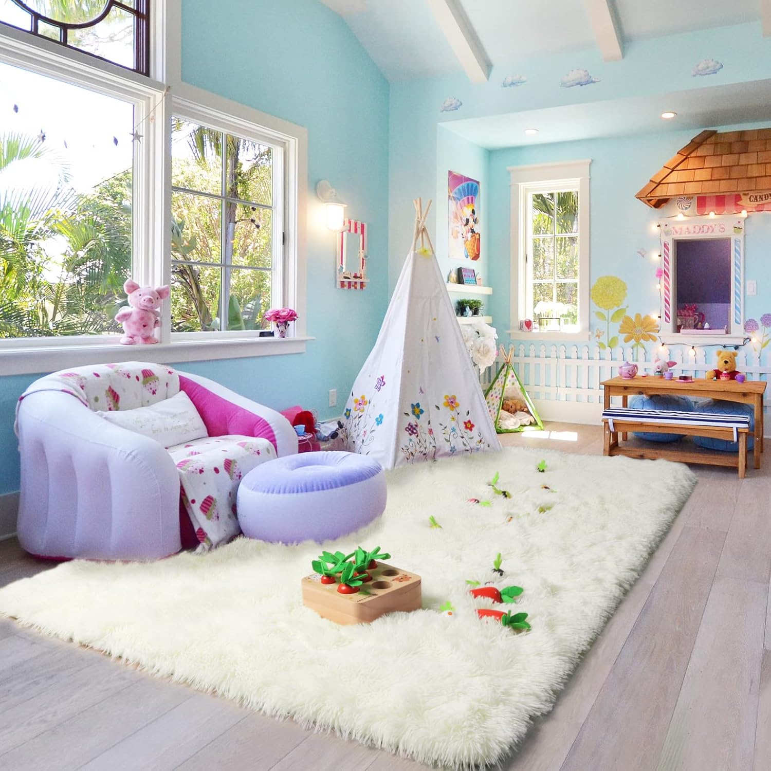 5 best white fluffy plush area rug in 2025 - (Review) plush area rug
