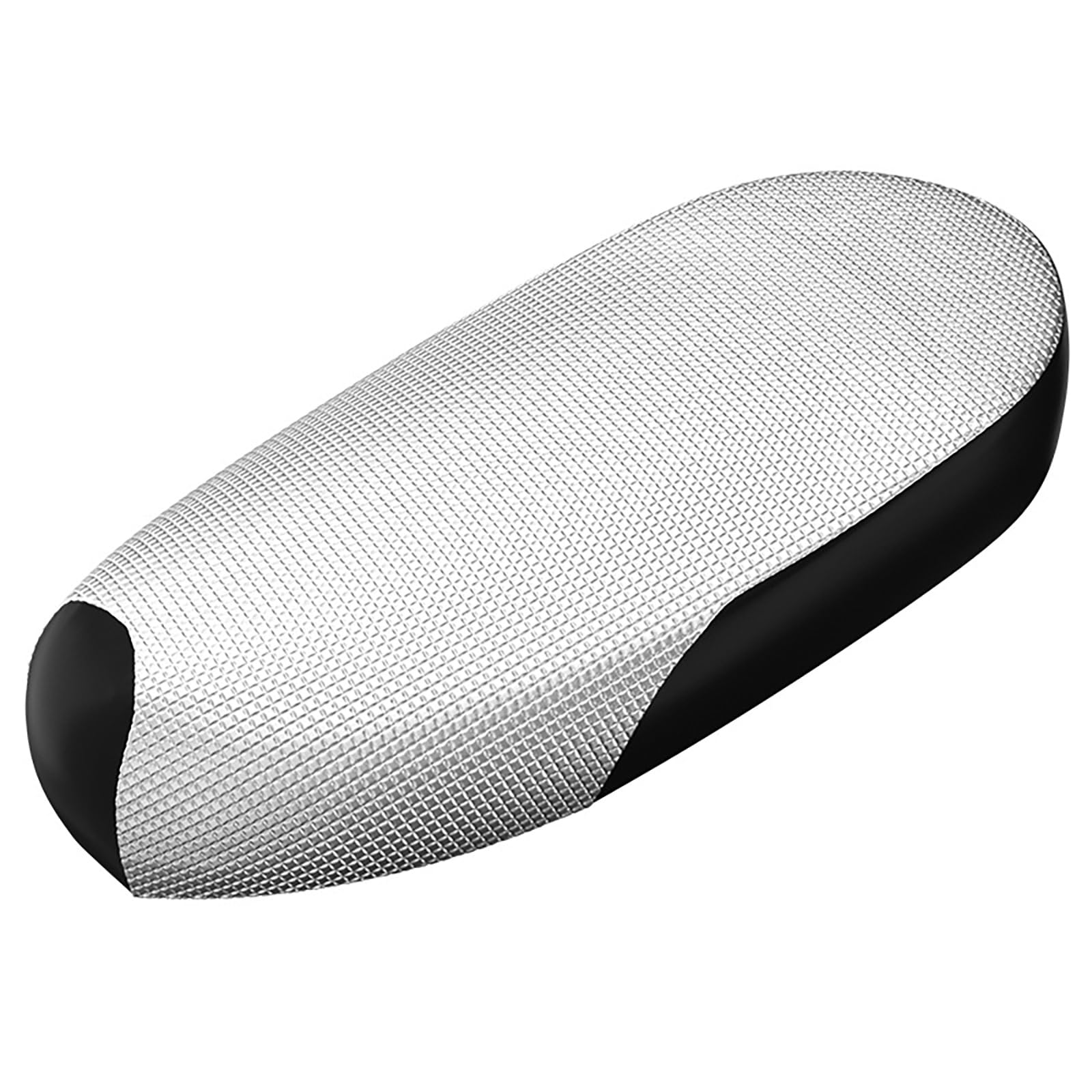 Mswborml Heavy Duty Scooter Seat Cover Weatherproof, Rain Snow UV Sun Protector for Motorcycle Moped, Anti-Scratch Thickened Leather Motorbike Cushion Pad, Elastic Stay-Put Fit,C,L1