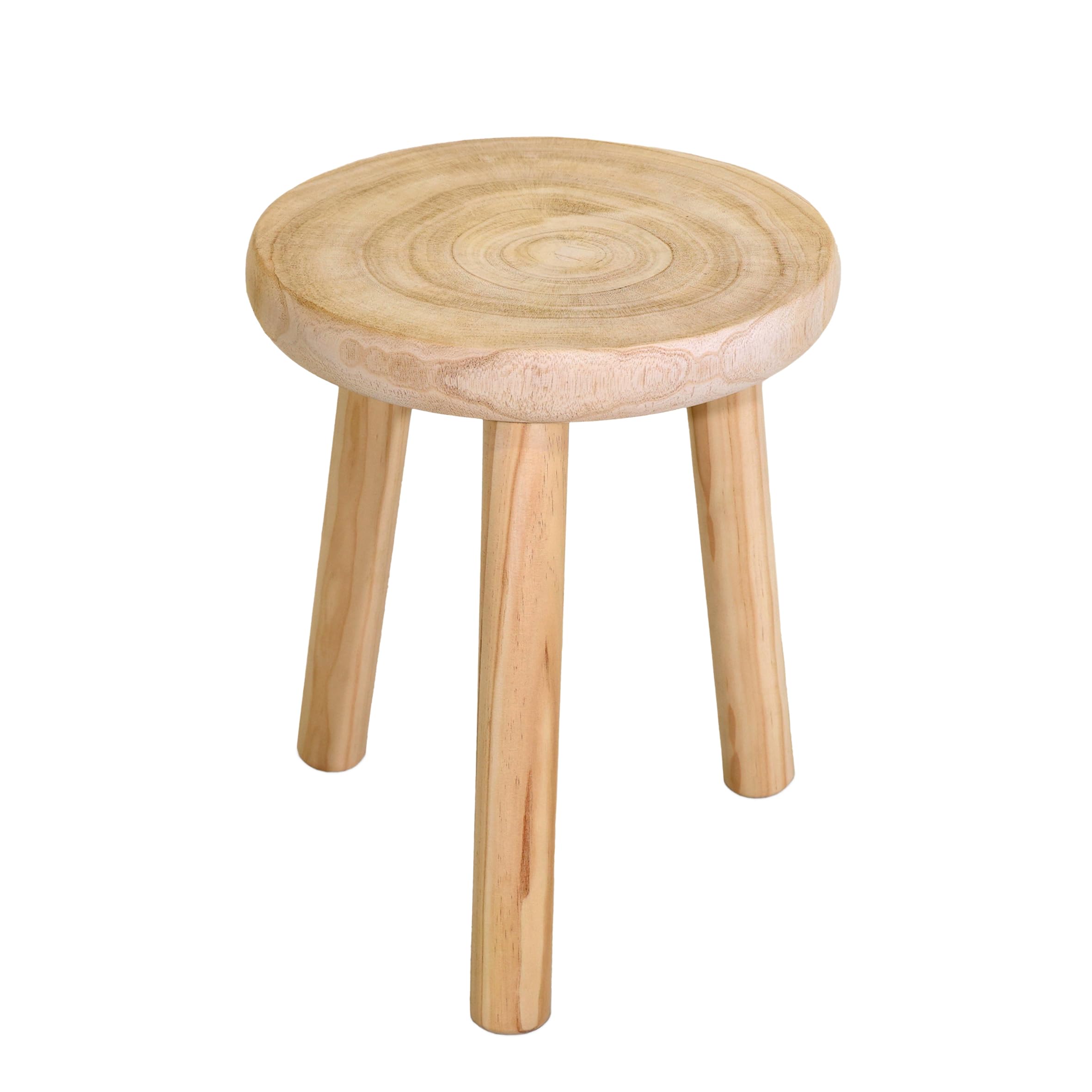 Spetebo Holz Blumenhocker mit 3 Beinen Ø 30 cm