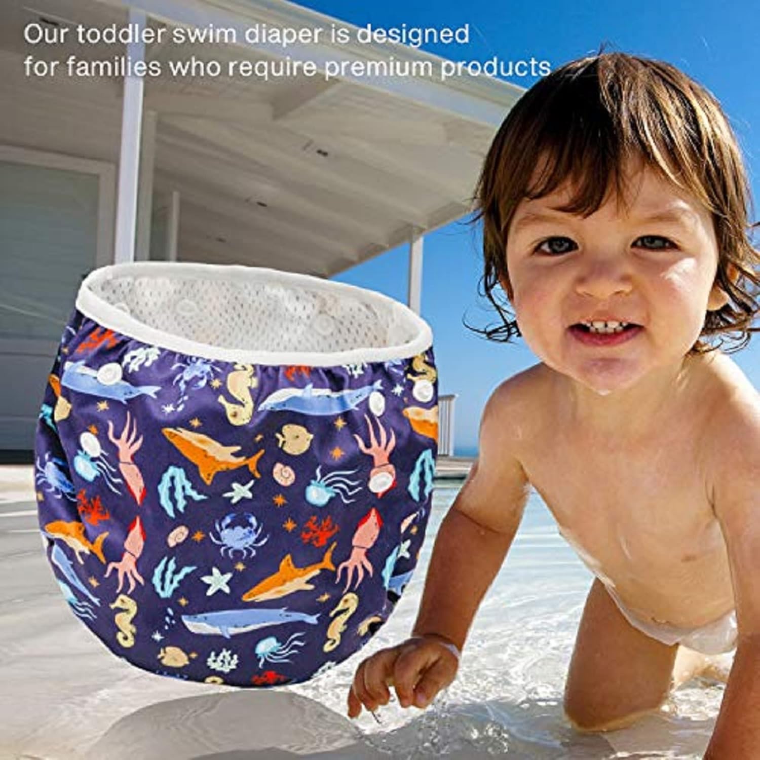 Buy Reusable Water Diaper Toddler Swim Diaper Swim Diapers Medium Swim