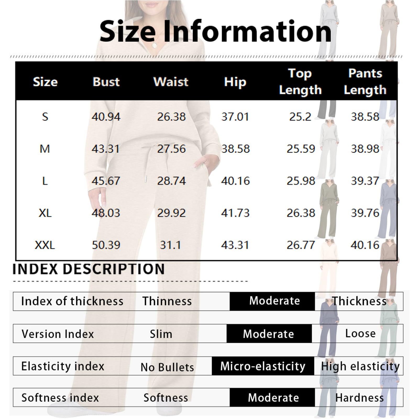 Tuta Donna Sportiva Elegante 2 Pezzi Felpa e Pantaloni Vita Elastica
