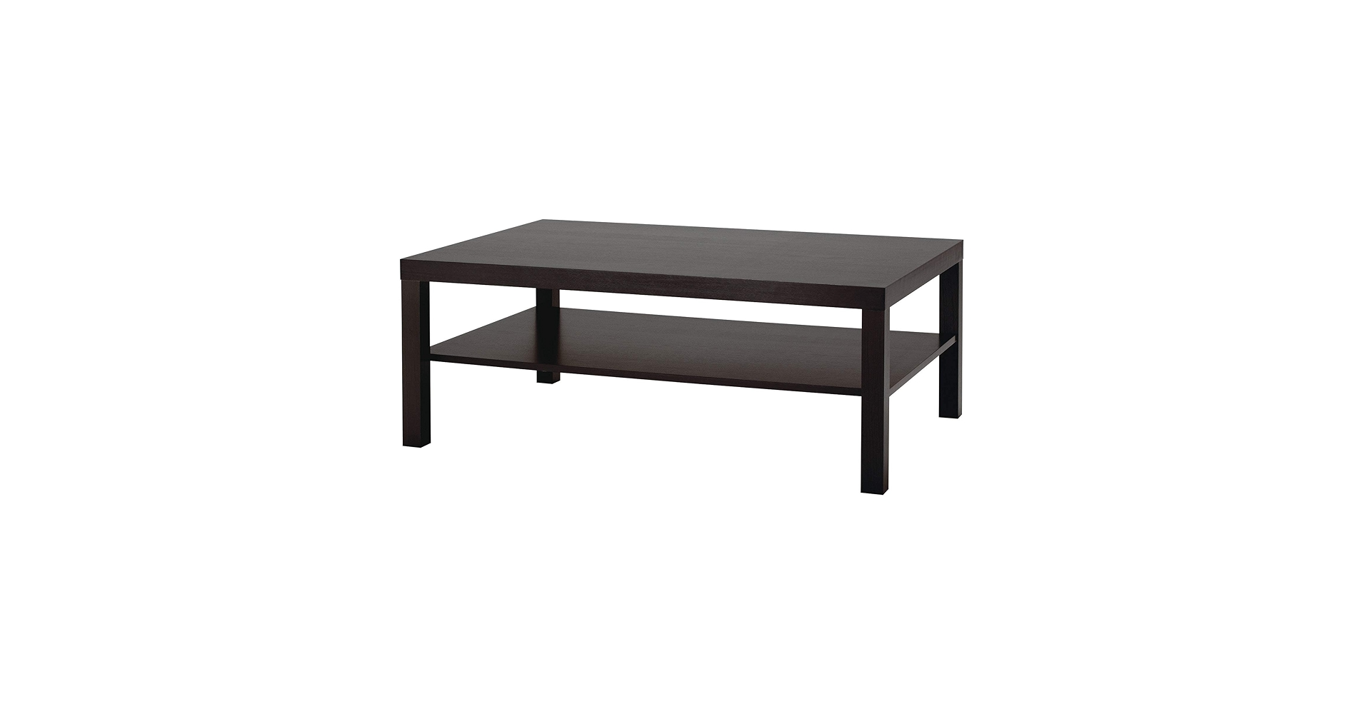 IKEA コーヒーテーブル　ブラック LACK ラック コーヒーテーブル, ブラックブラウン, 118x78 cm - IKEA