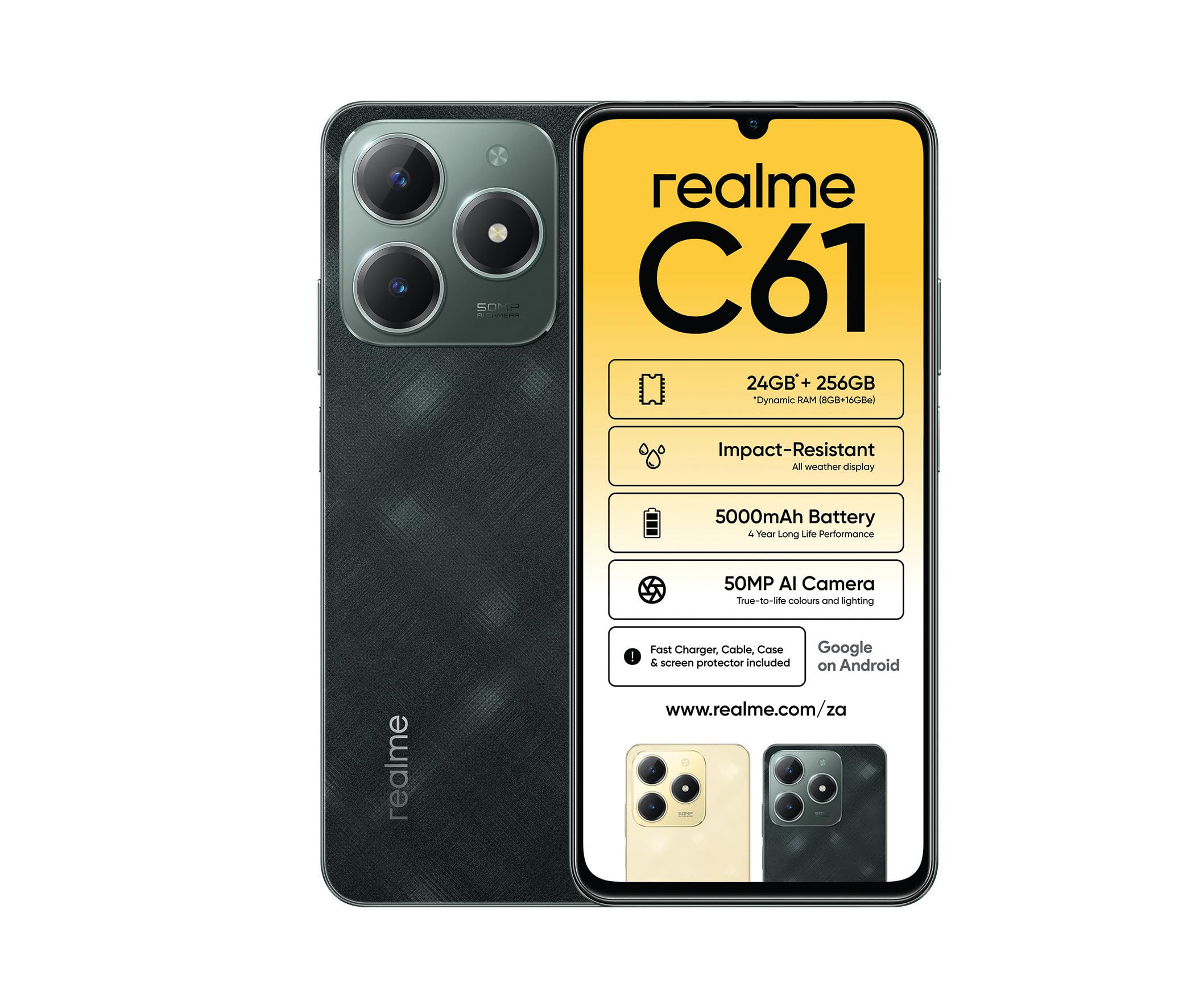 realme C61 Green : Amazon.co.za: Electronics