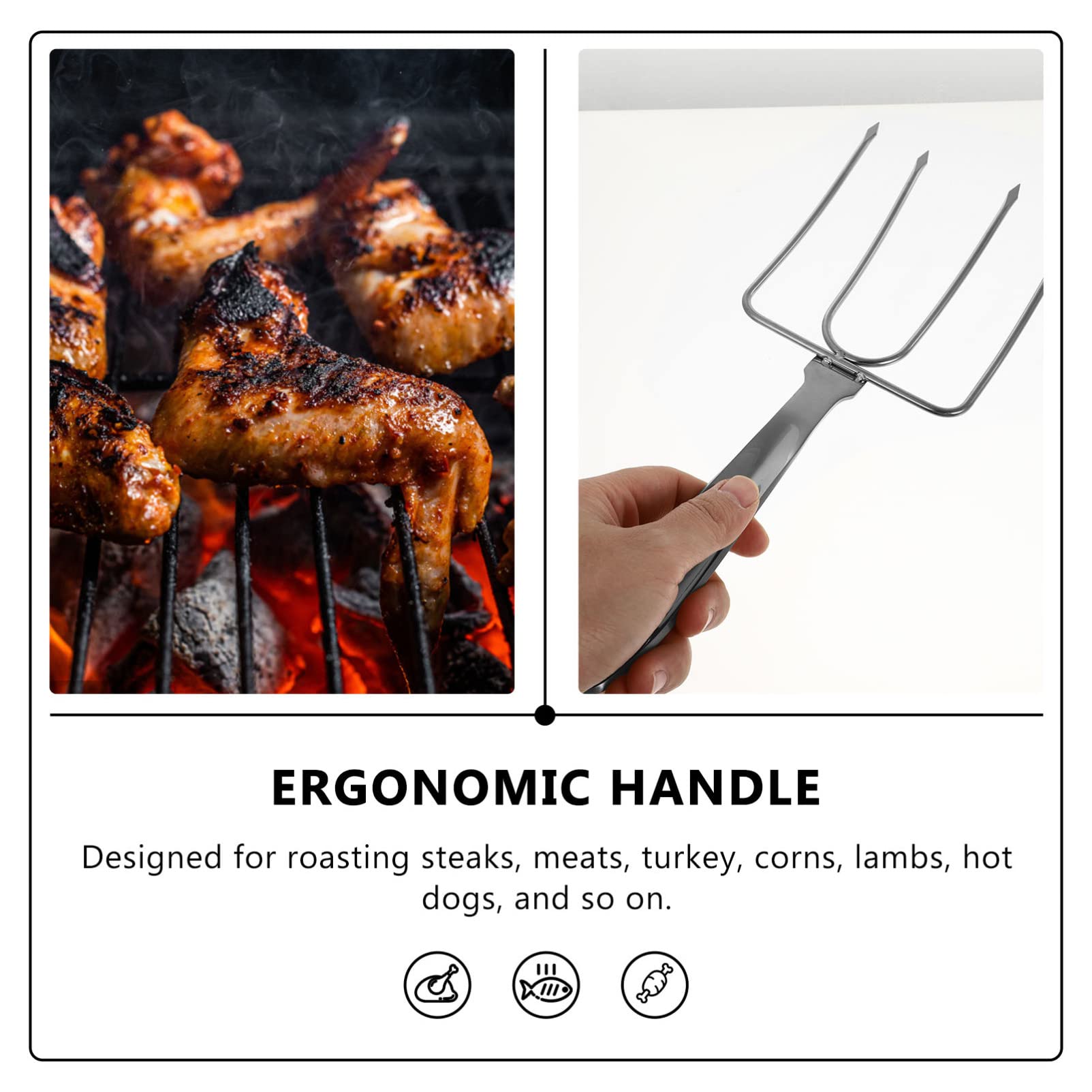 Supporto Per Friggitrice A Tacchino In Acciaio Inox - Griglia Verticale Con Gancio Per Pollame, Per BBQ E Cottura All'Aperto