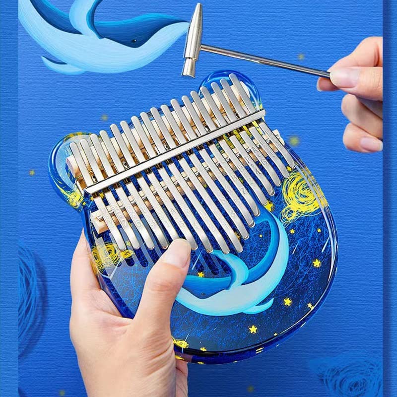 Amazon | WWWLLL KALIMBA 17 21キーデザインクリスタルカリンバ