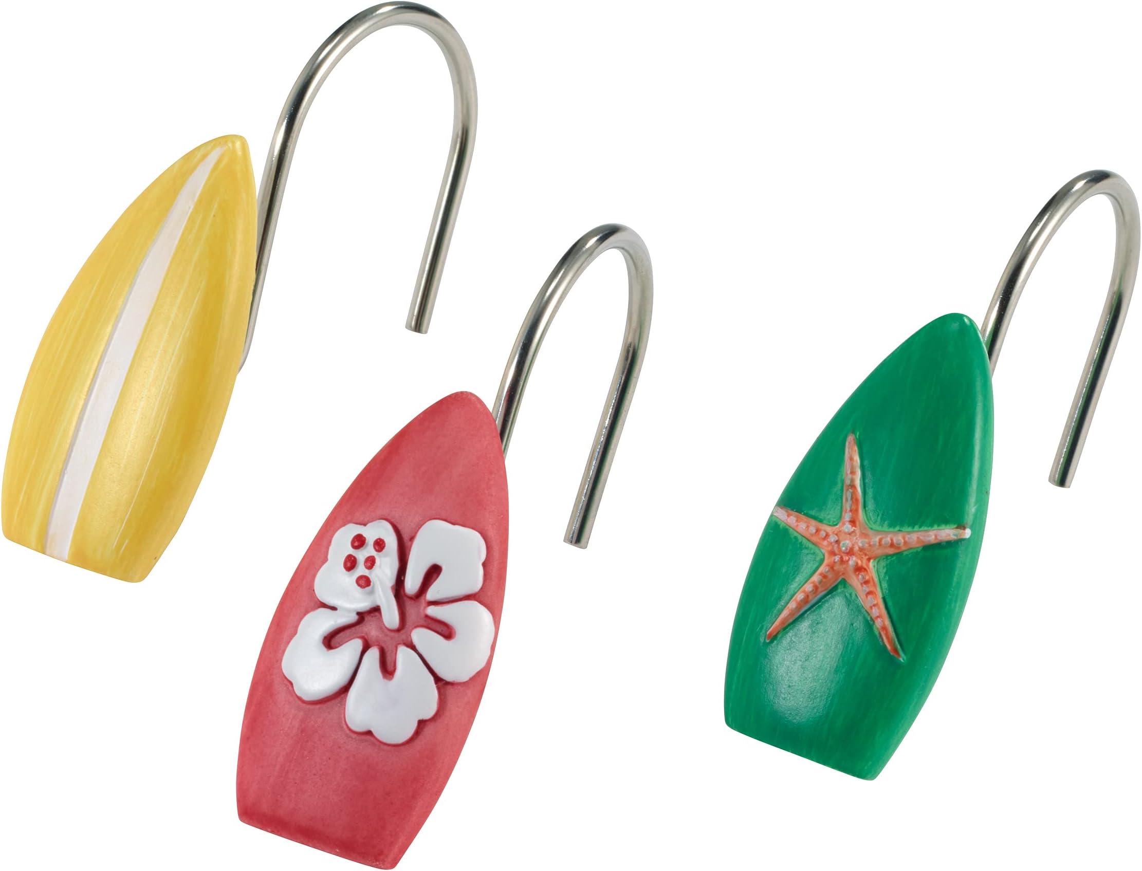 Avanti Linens Shower Curtain Hooks, Beach Inspired Home