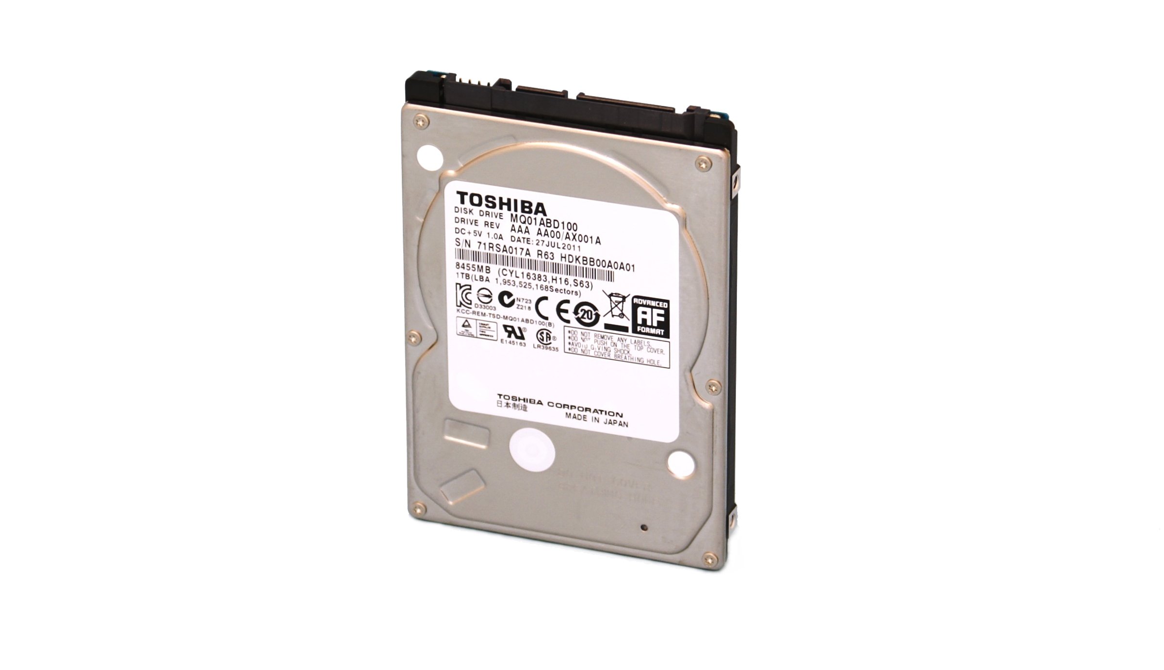 Harddisk MQ01ABD050 - Dettaglio