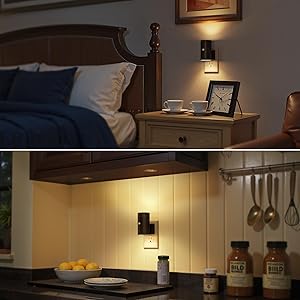Briignite Motion Sensor Night Light,2 Pack Motion Activated Plug in Night Lights, 0-100LM Dimmable Soft White 3000K, Motion Sensor Light Indoor for Bathroom Hallway Bedroom Stairway Kid Elderly Pet