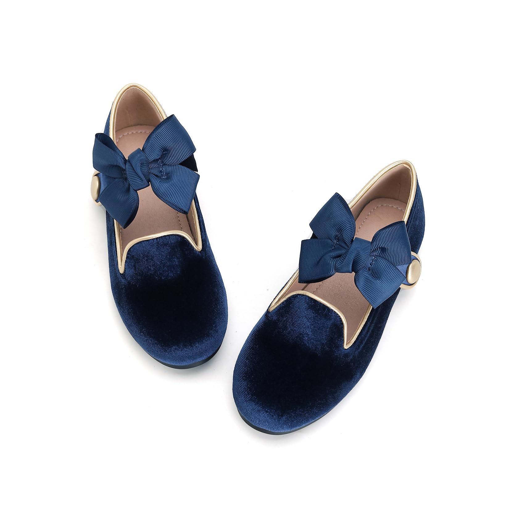 Wxiaoduu Girls Toddler Dress Shoes Ballet Mary Jane Flats for Baby Little Kids Girl