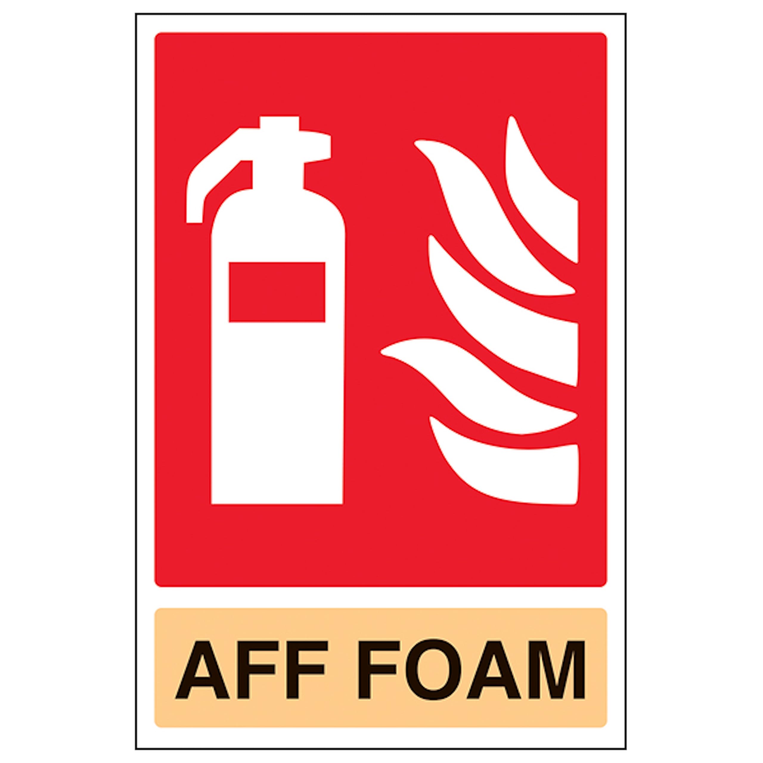 V Safety General AFF Foam Fire Extinguisher 200 x 300mm - 3mm Aluminium Composite Safety Sign