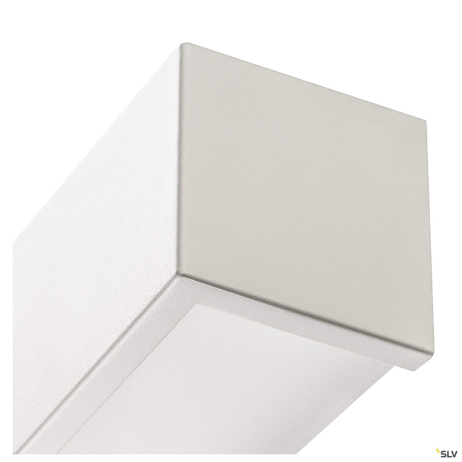 SLV luminaria de superficie de pared CHROMBO/Iluminación de pared de interior, foco led, luminaria de superficie, proyector de pared / 3000 K 11 W 590 lm blanco regulable 120 grados