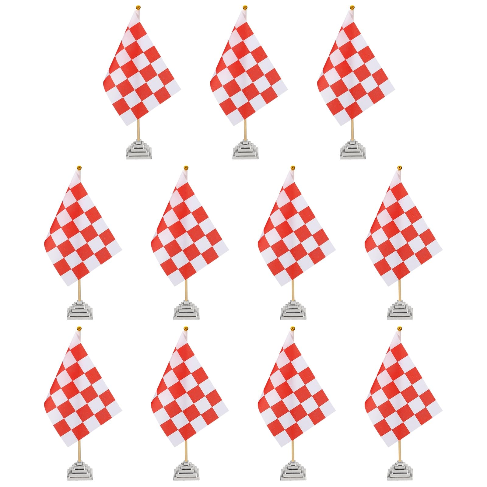 Drapeau de table stable pour décoration de bureau sans risque de chute